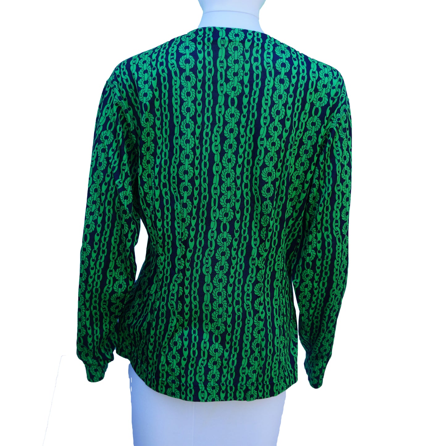CELINE VINTAGE BUTTON UP TOP - leefluxury.com