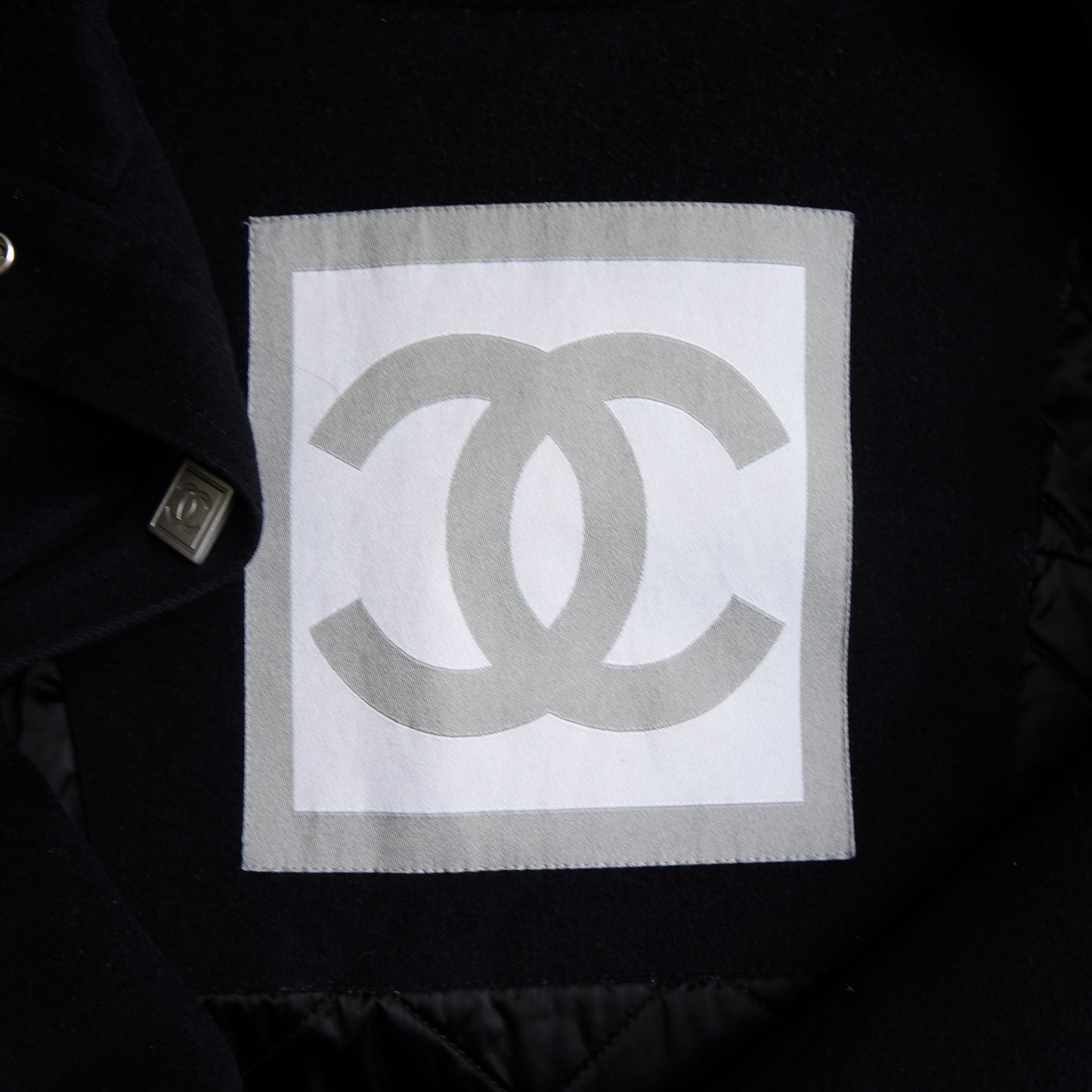 CHANEL WOOL COAT WITH QUILTED LINING COAT - leefluxury.com