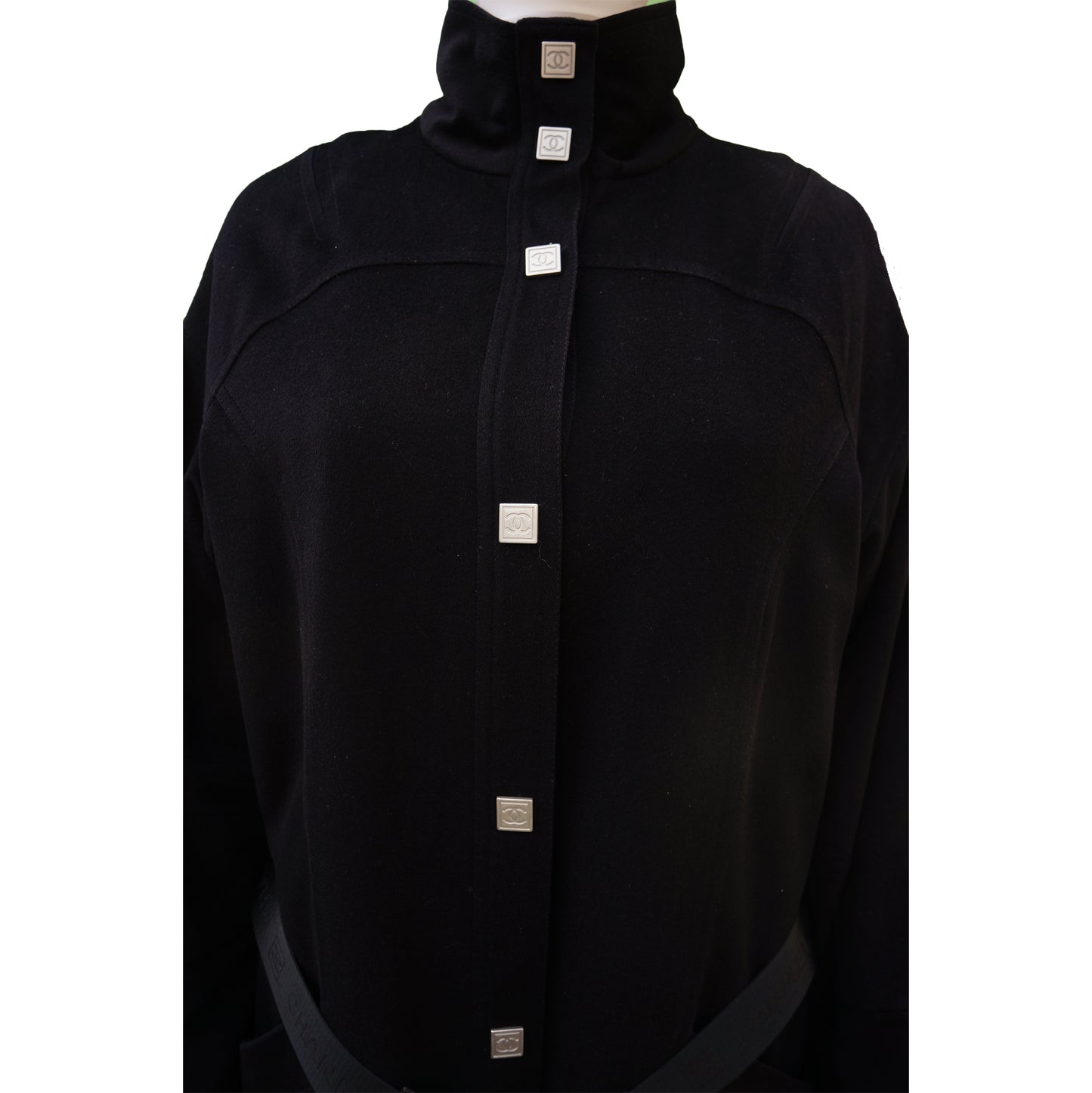 CHANEL WOOL COAT WITH QUILTED LINING COAT - leefluxury.com