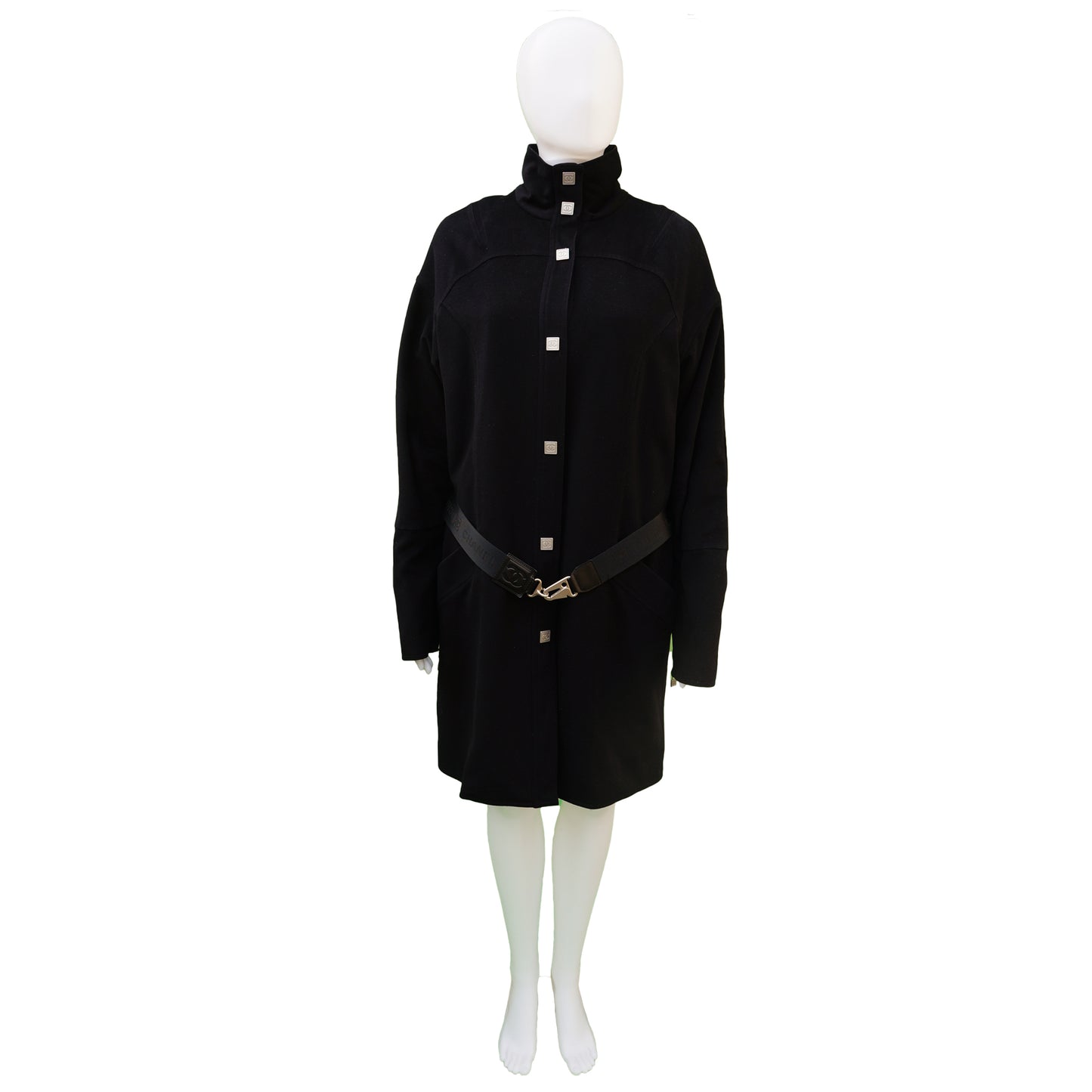 CHANEL WOOL COAT WITH QUILTED LINING COAT - leefluxury.com