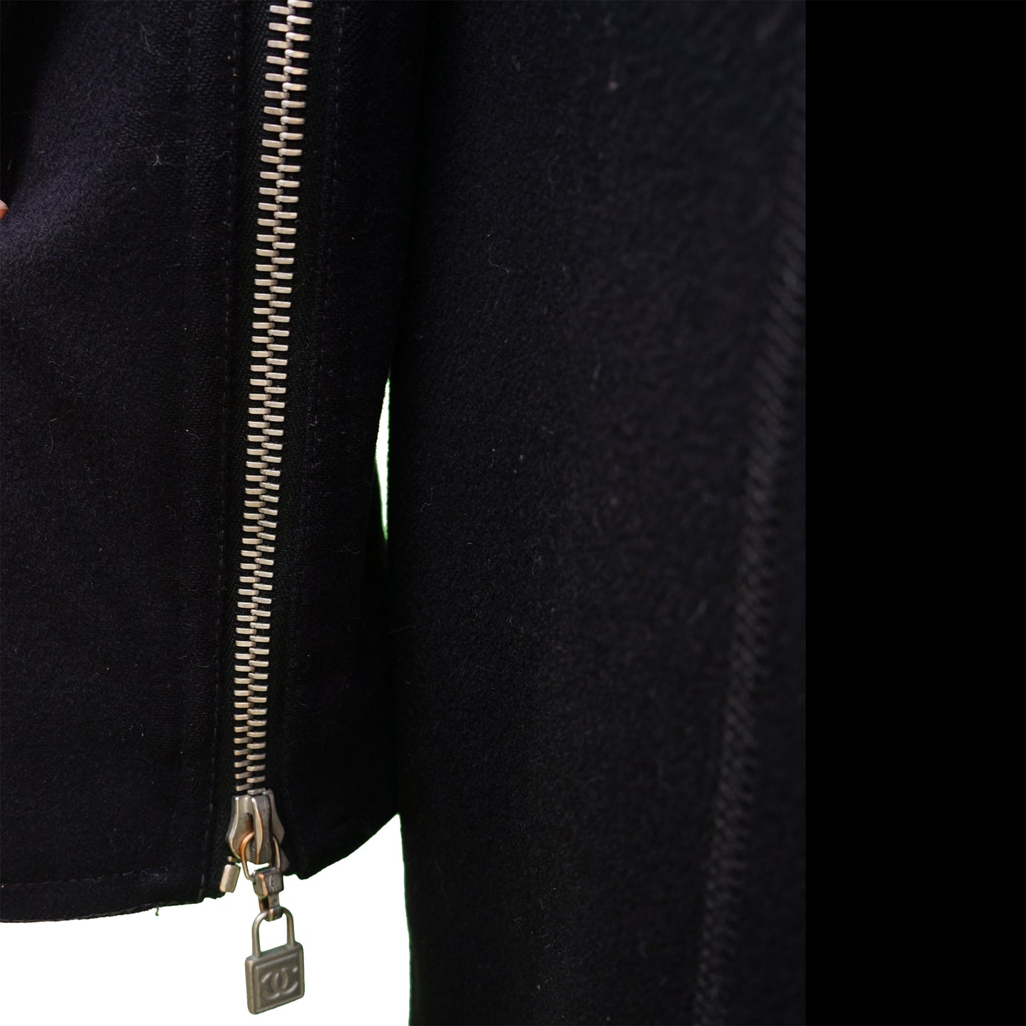 CHANEL WOOL COAT WITH QUILTED LINING COAT - leefluxury.com