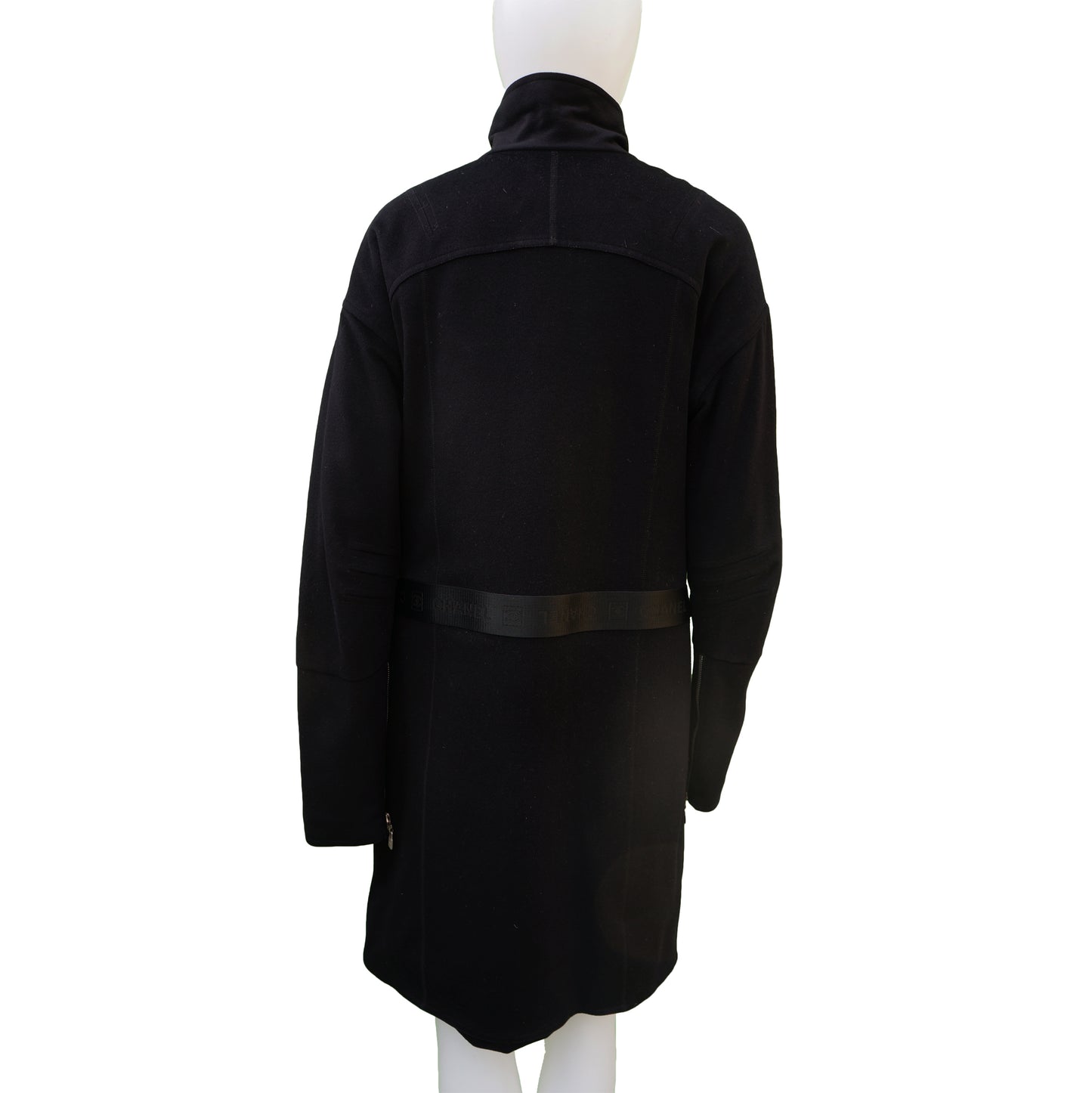 CHANEL WOOL COAT WITH QUILTED LINING COAT - leefluxury.com