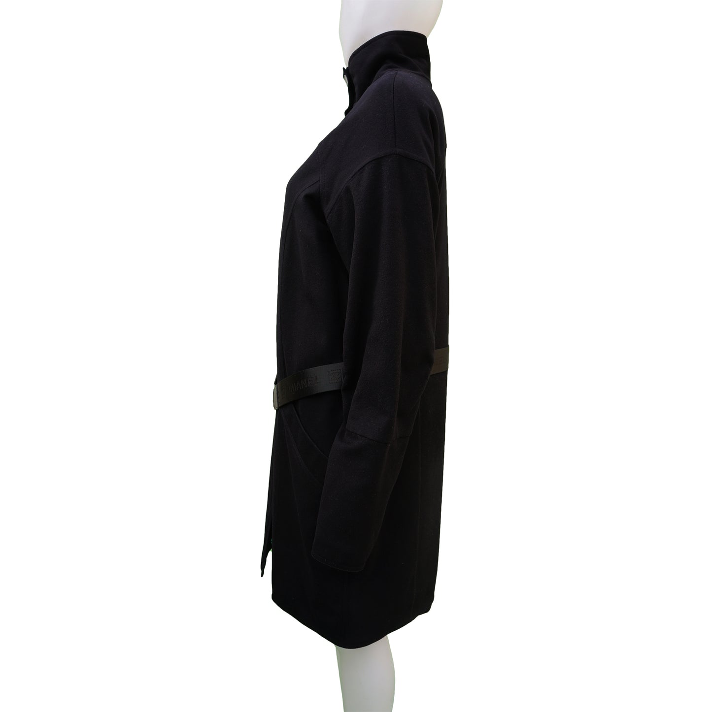 CHANEL WOOL COAT WITH QUILTED LINING COAT - leefluxury.com