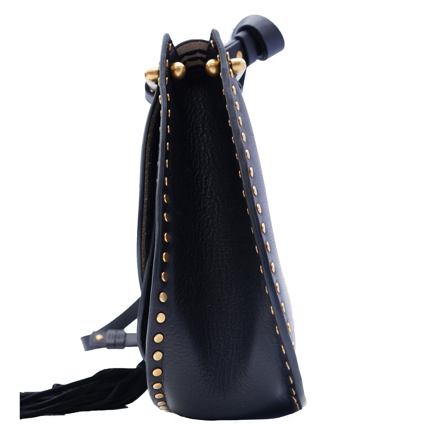 CHLOE HUDSON BLACK LEATHER SHOULDER CROSSBODY BAG - leefluxury.com