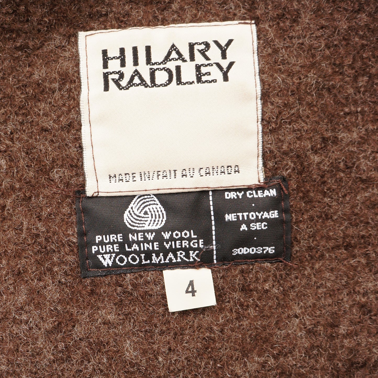 HILARY RADLEY BROWN BOILED WOOL HOODED COAT - leefluxury.com
