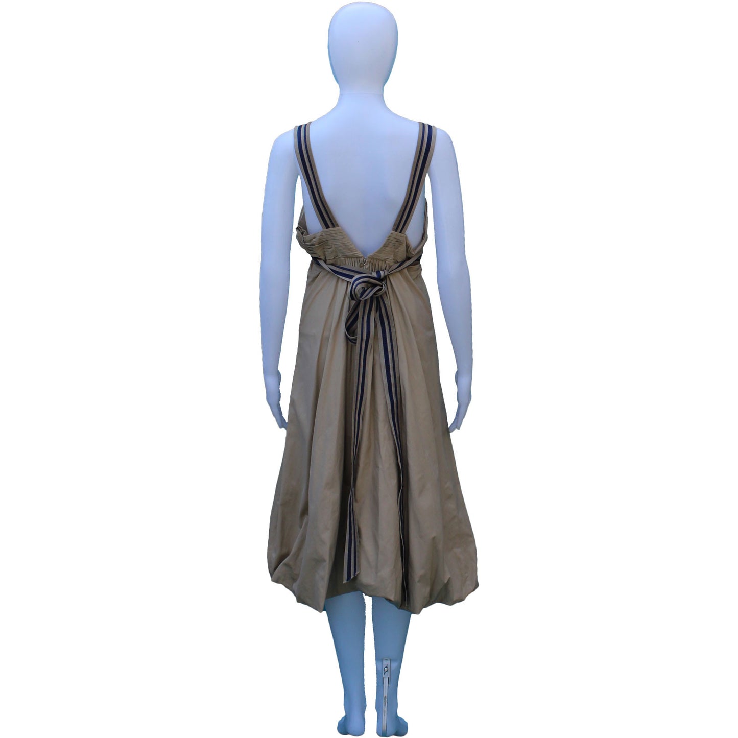 MAXAZRIA KHAKI BUBBLE DRESS - leefluxury.com