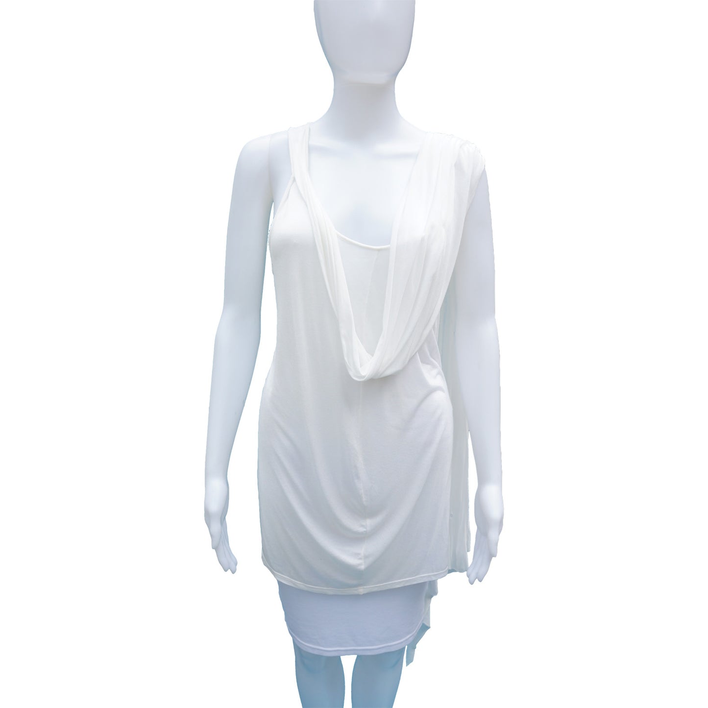 ALEXANDER MCQUEEN OFF WHITE RACER BACK TANK - leefluxury.com