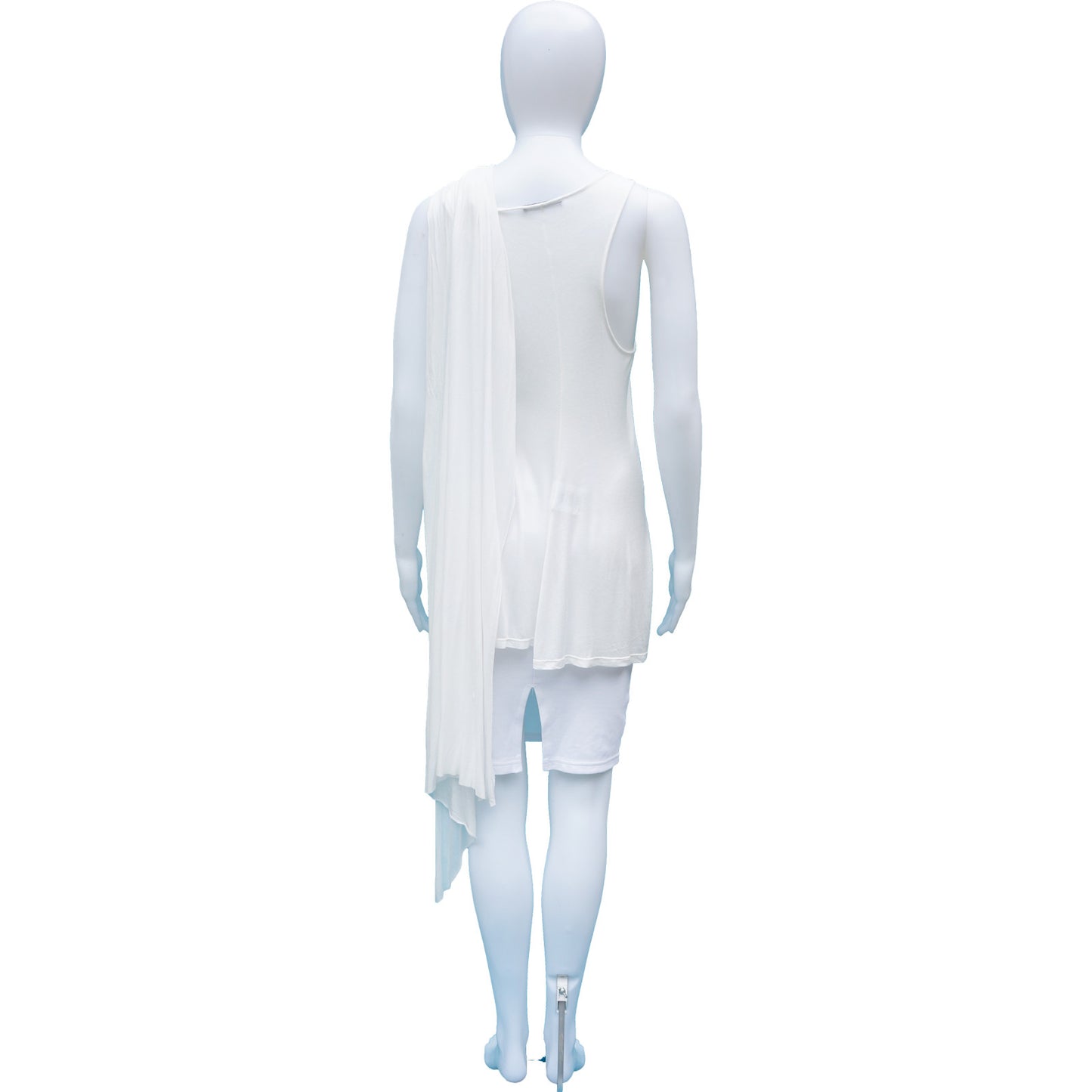 ALEXANDER MCQUEEN OFF WHITE RACER BACK TANK - leefluxury.com
