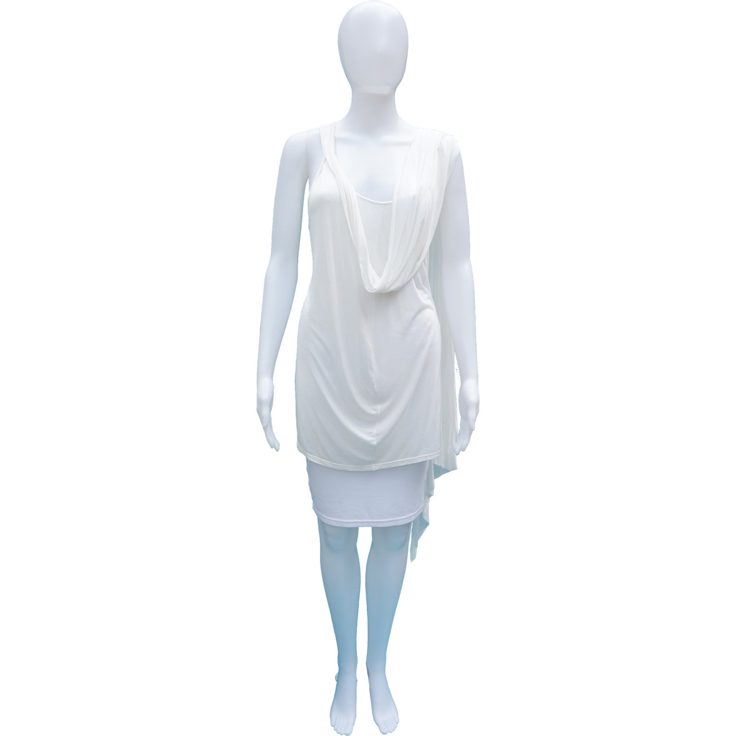 ALEXANDER MCQUEEN OFF WHITE RACER BACK TANK - leefluxury.com