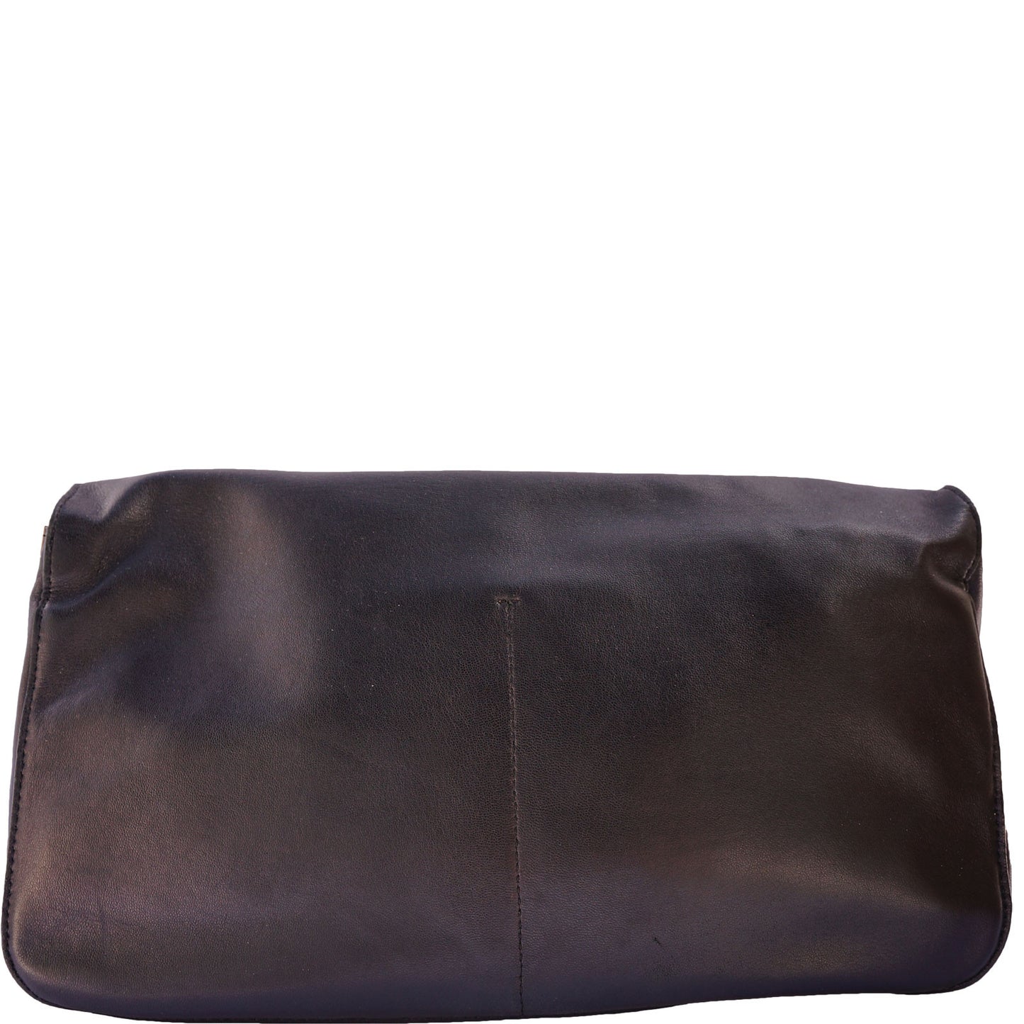CÉLINE GOURMETTE LEATHER CHAIN LINK SHOULDER BAG - leefluxury.com