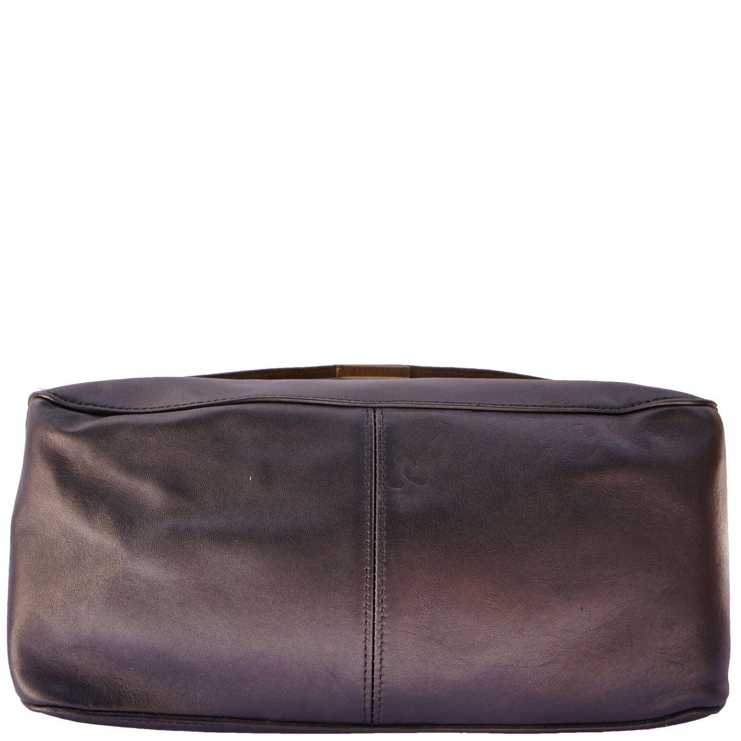 CÉLINE GOURMETTE LEATHER CHAIN LINK SHOULDER BAG - leefluxury.com
