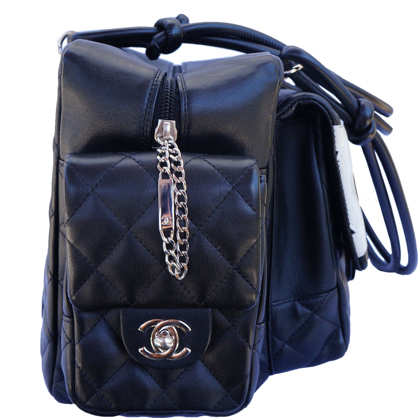 CHANEL LIGNE CAMBON LARGE REPORTER BAG - leefluxury.com