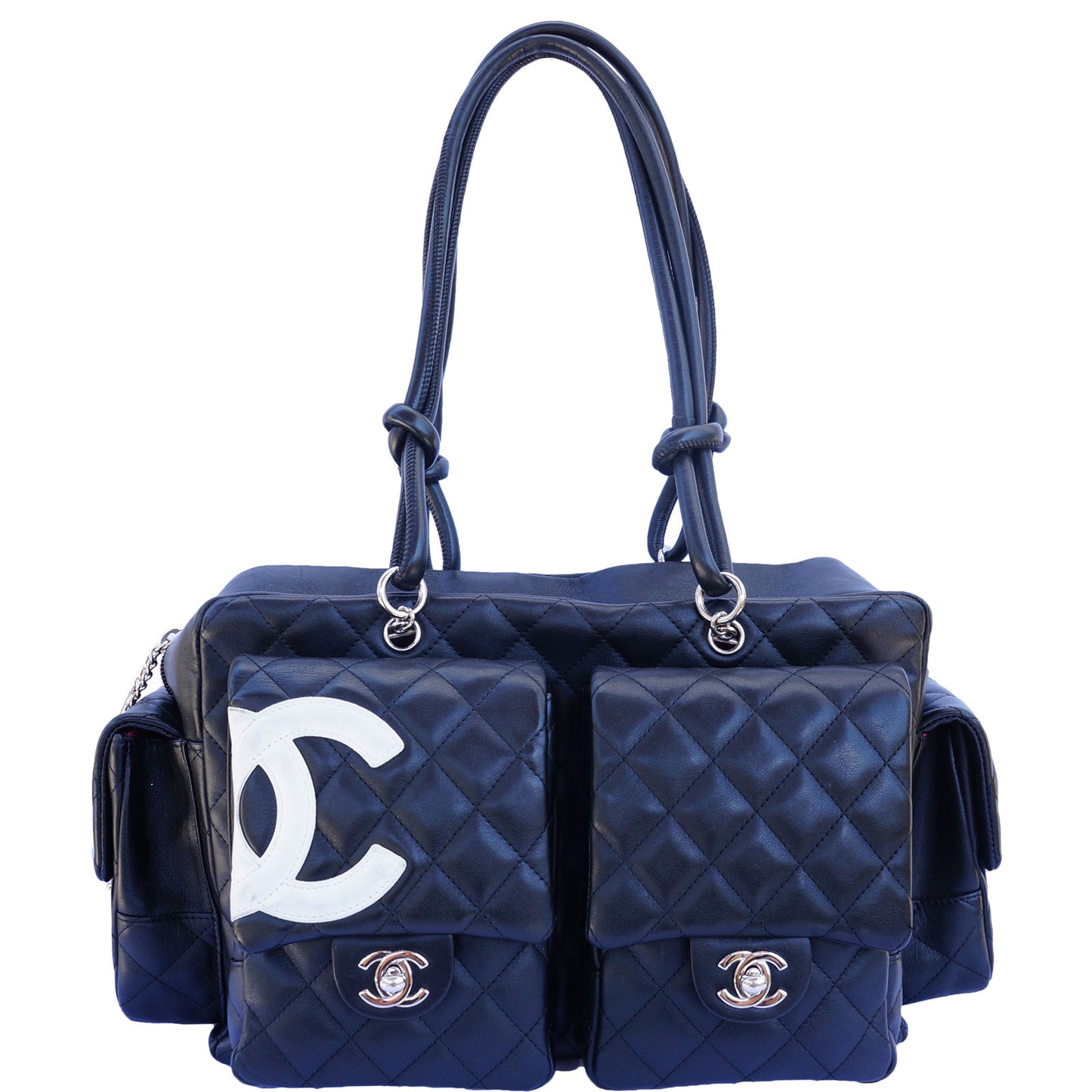CHANEL LIGNE CAMBON LARGE REPORTER BAG - leefluxury.com