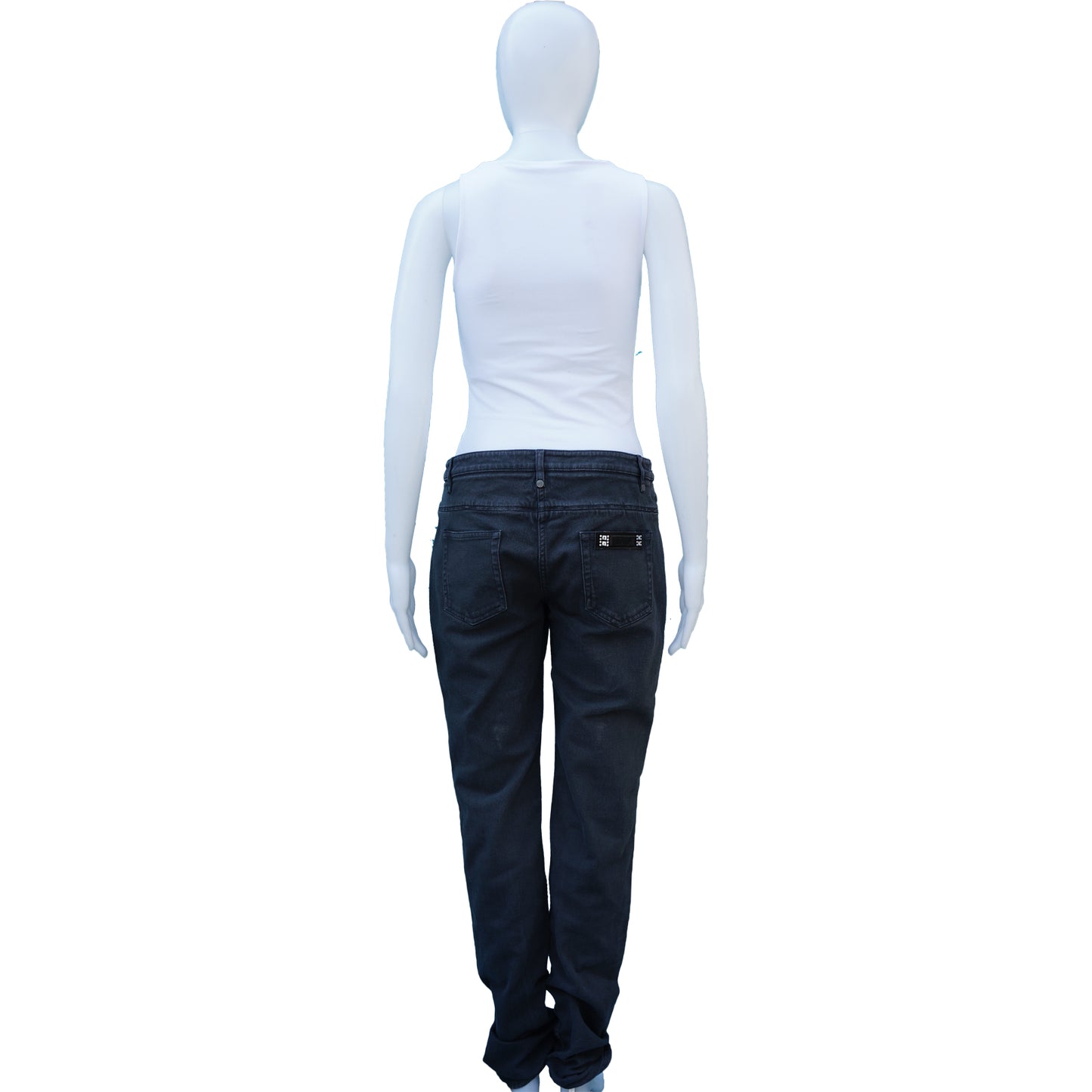 CHRISTIAN DIOR MID-RISE STRAIGHT-LEG JEANS - leefluxury.com