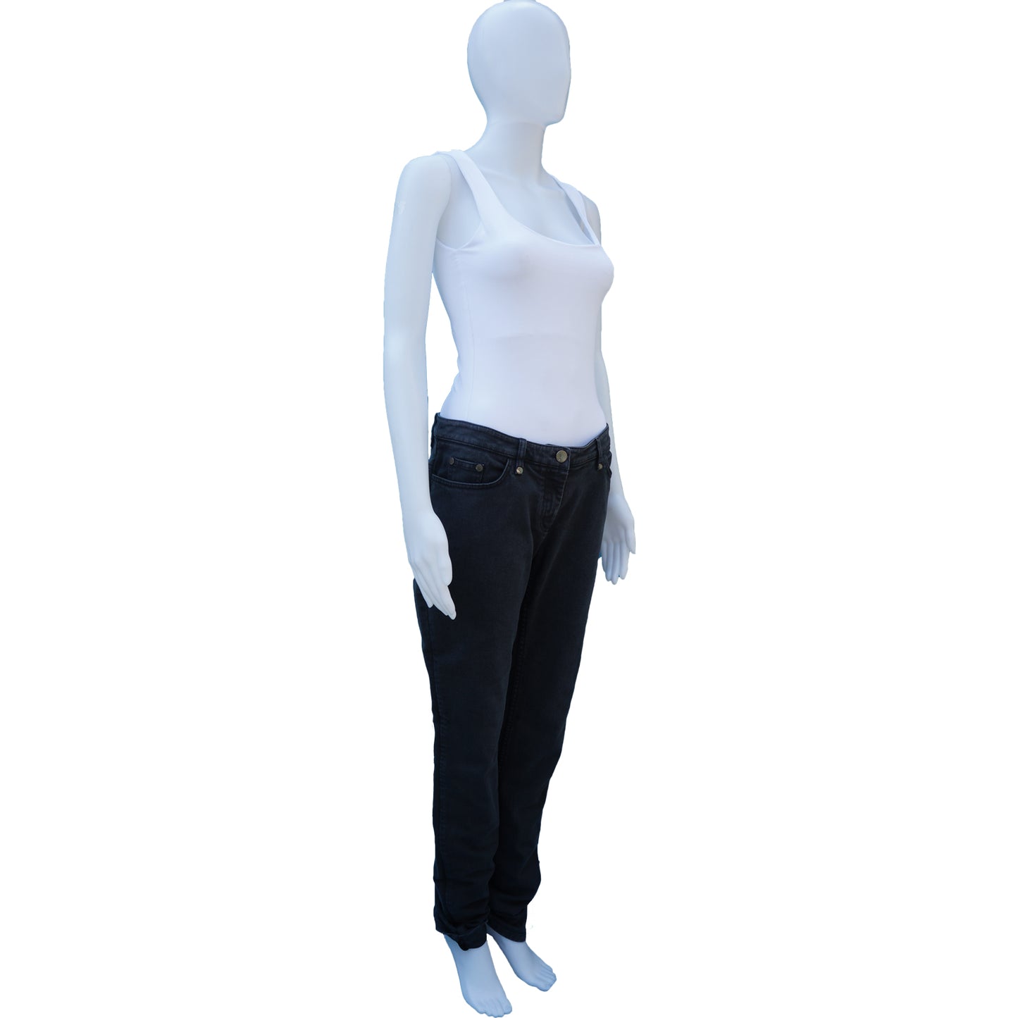 CHRISTIAN DIOR MID-RISE STRAIGHT-LEG JEANS - leefluxury.com