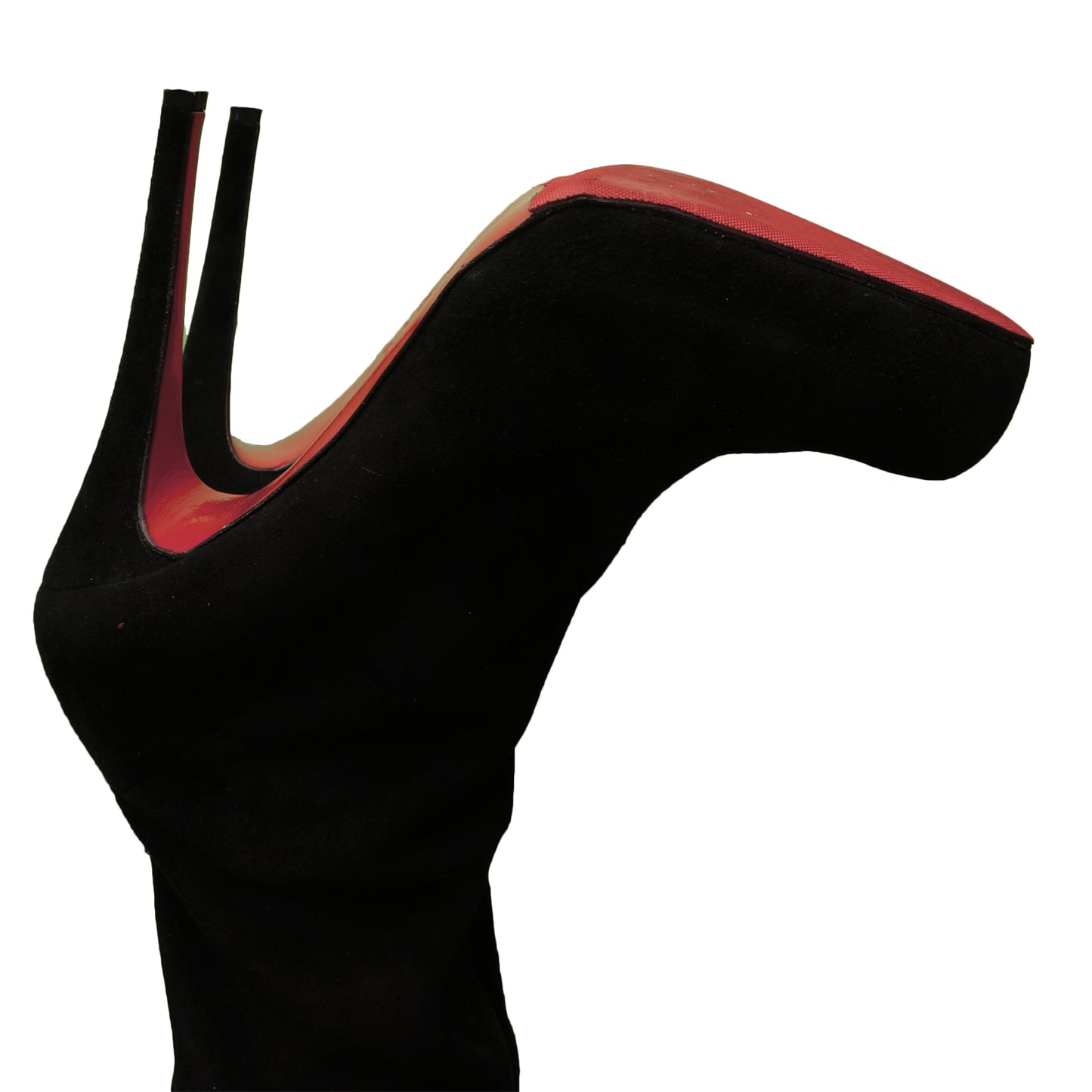 CHRISTIAN LOUBOUTIN MONICA 120 SUEDE THIGH HIGH BOOTS - leefluxury.com