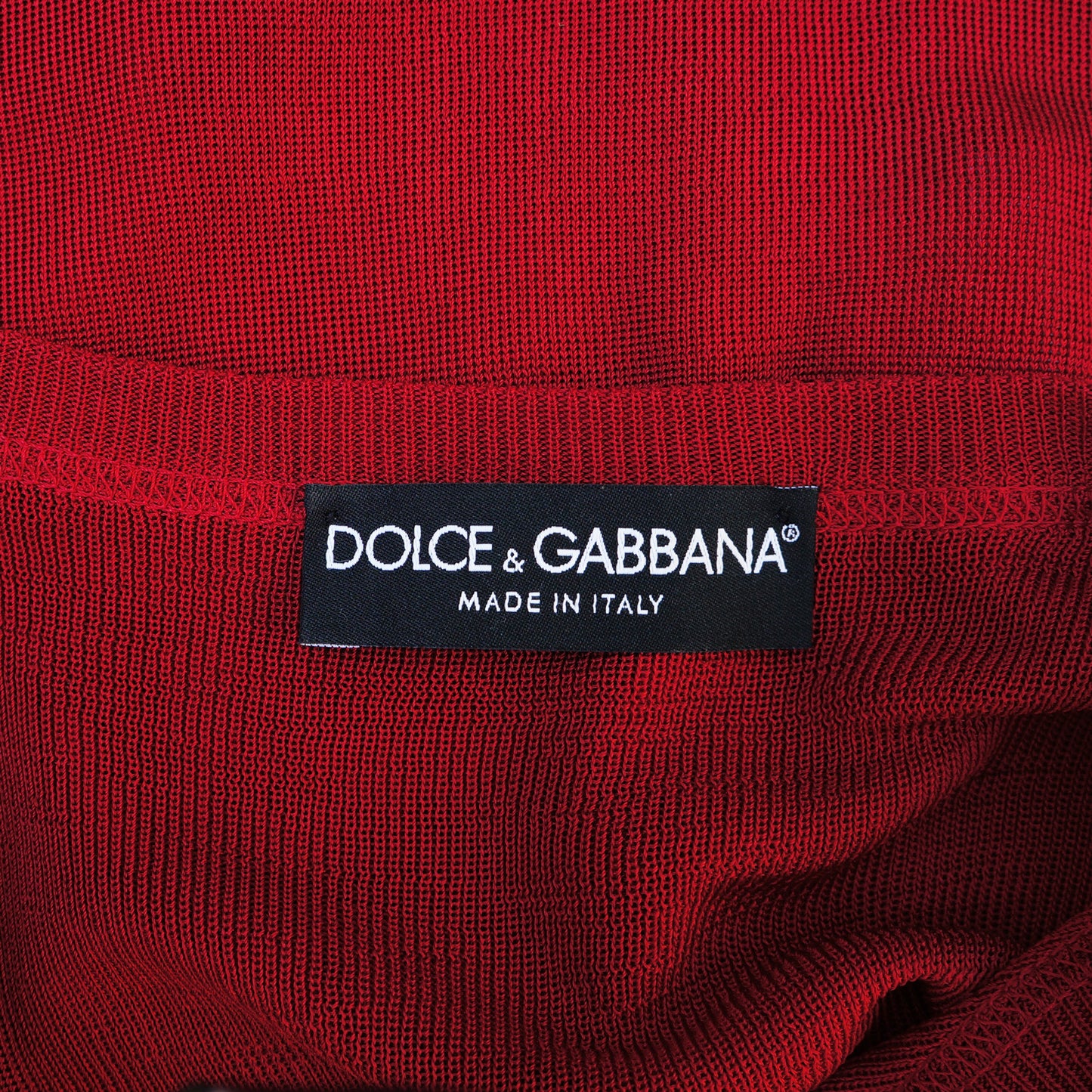 DOLCE & GABBANA RED KNIT SHORT SLEEVE CARDIGAN - leefluxury.com