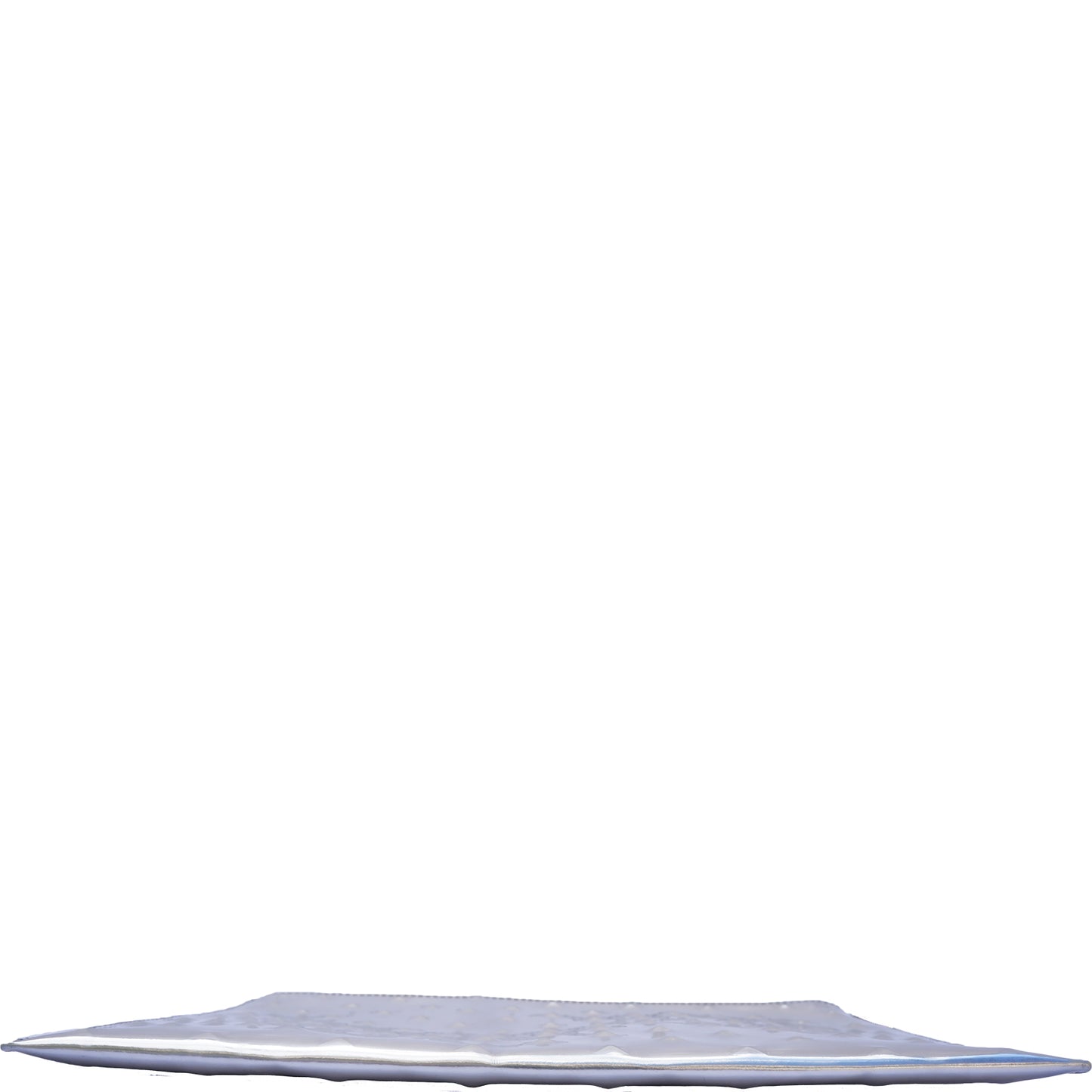 ELA STUDDED EDITOR'S POUCH SILVER MIRROR CLUTCH - leefluxury.com