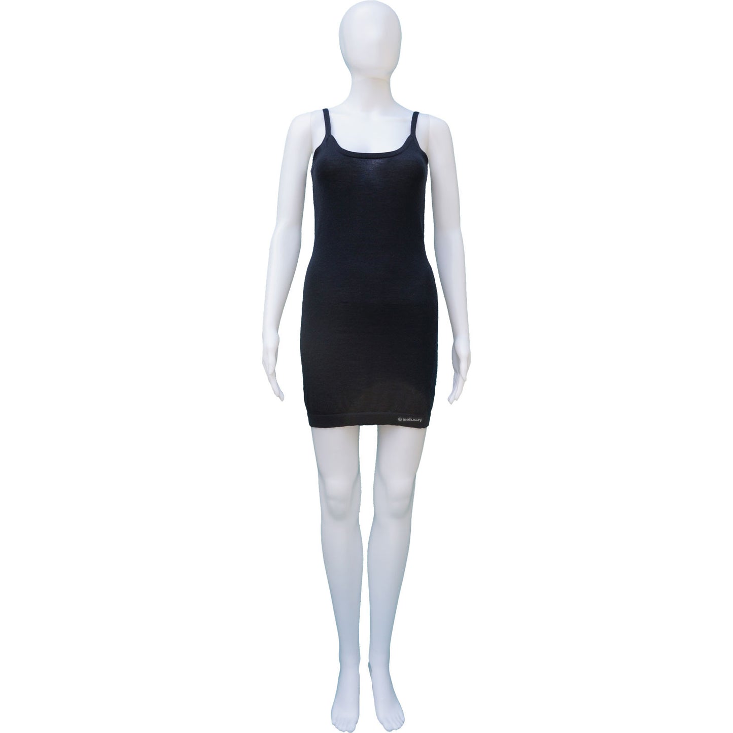 FALCONERI SLATE BLUE CASHMERE KNIT DRESS - leefluxury.com