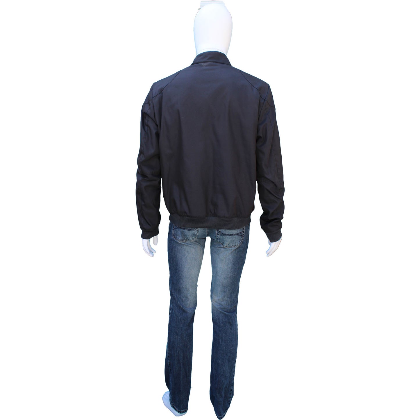 GUCCI MAN'S LEATHER & NYLON BOMBER - leefluxury.com