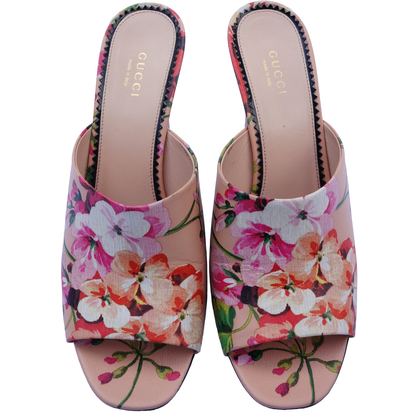 GUCCI SHANGHAI BLOOMS SANDALS - leefluxury.com