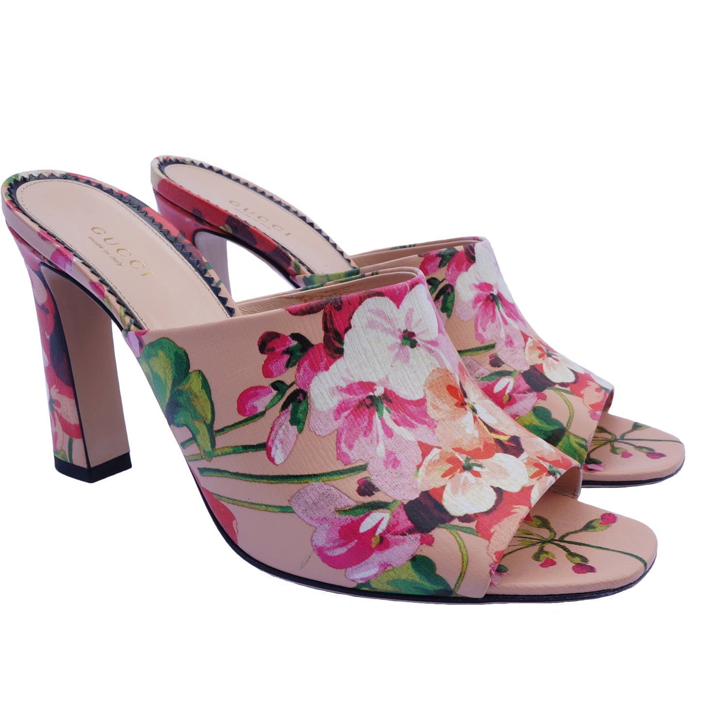 GUCCI SHANGHAI BLOOMS SANDALS - leefluxury.com
