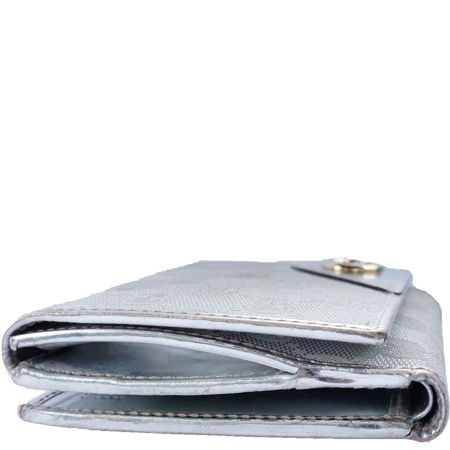 GUCCI GG CANVAS BRITT COMPACT WALLET - leefluxury.com