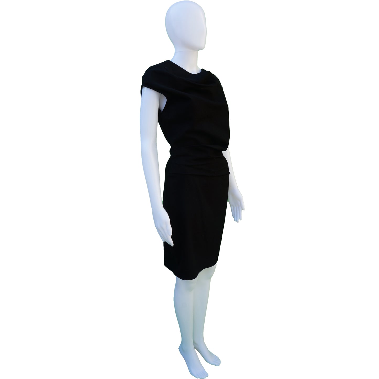 HELMUT LANG COTTON STRETCH DRESS - leefluxury.com