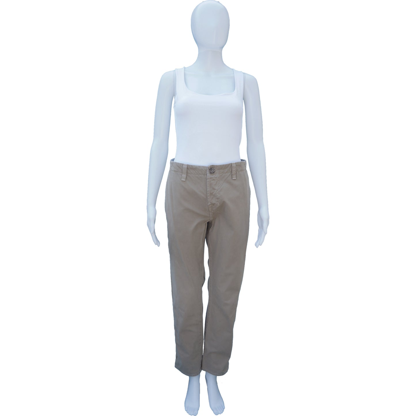 J BRAND KHAKI STRAIGHT LEG PANT - leefluxury.com