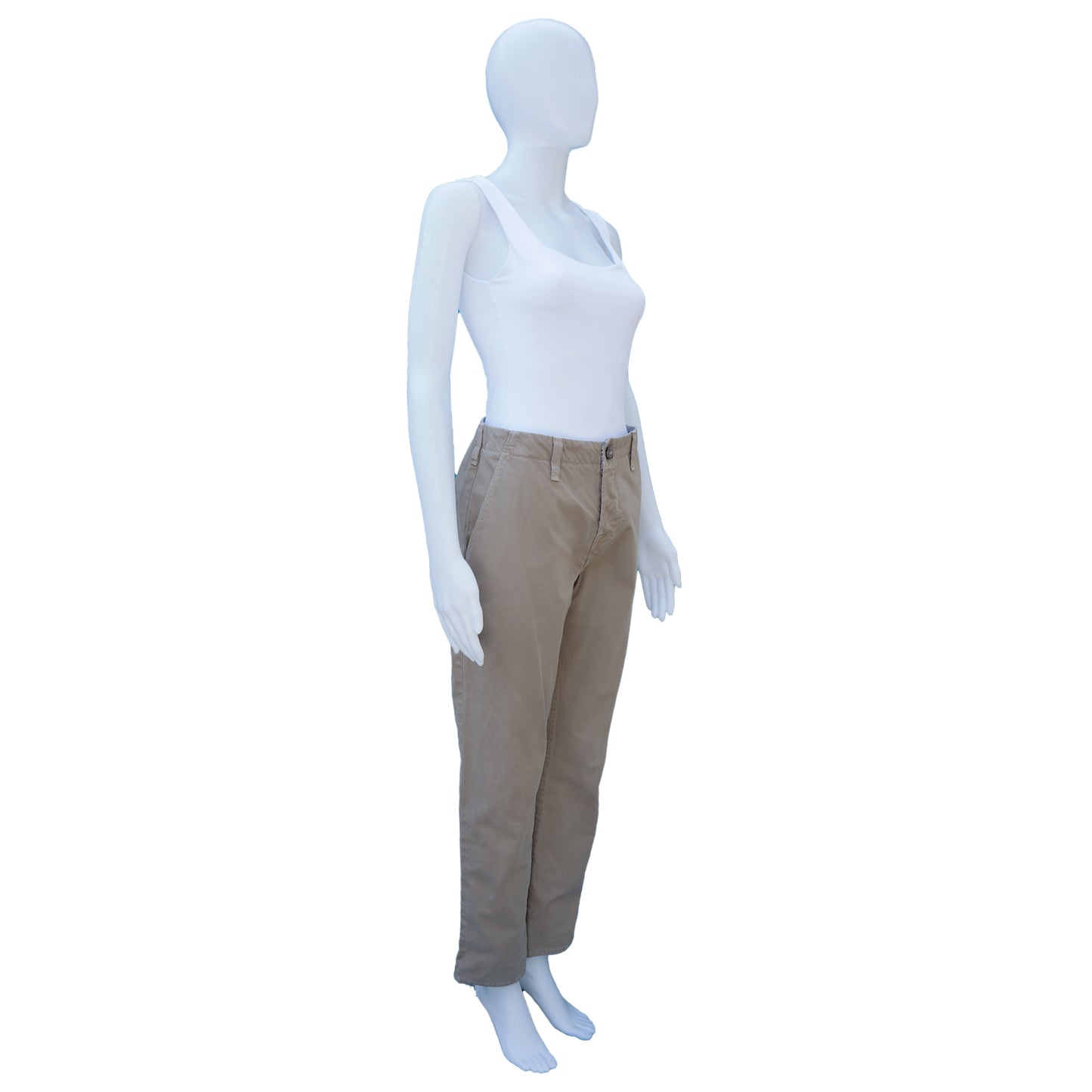 J BRAND KHAKI STRAIGHT LEG PANT - leefluxury.com