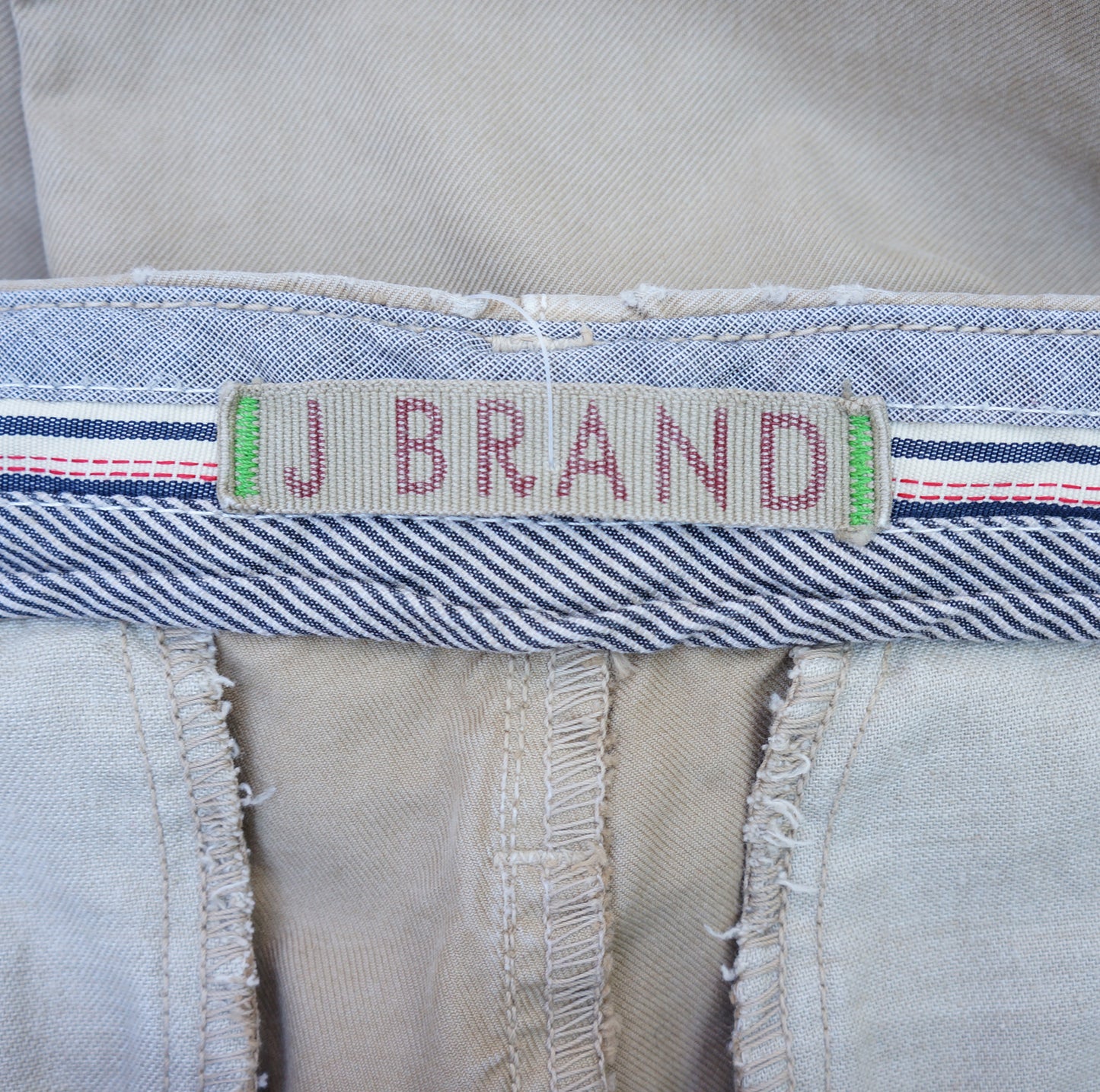 J BRAND KHAKI STRAIGHT LEG PANT - leefluxury.com