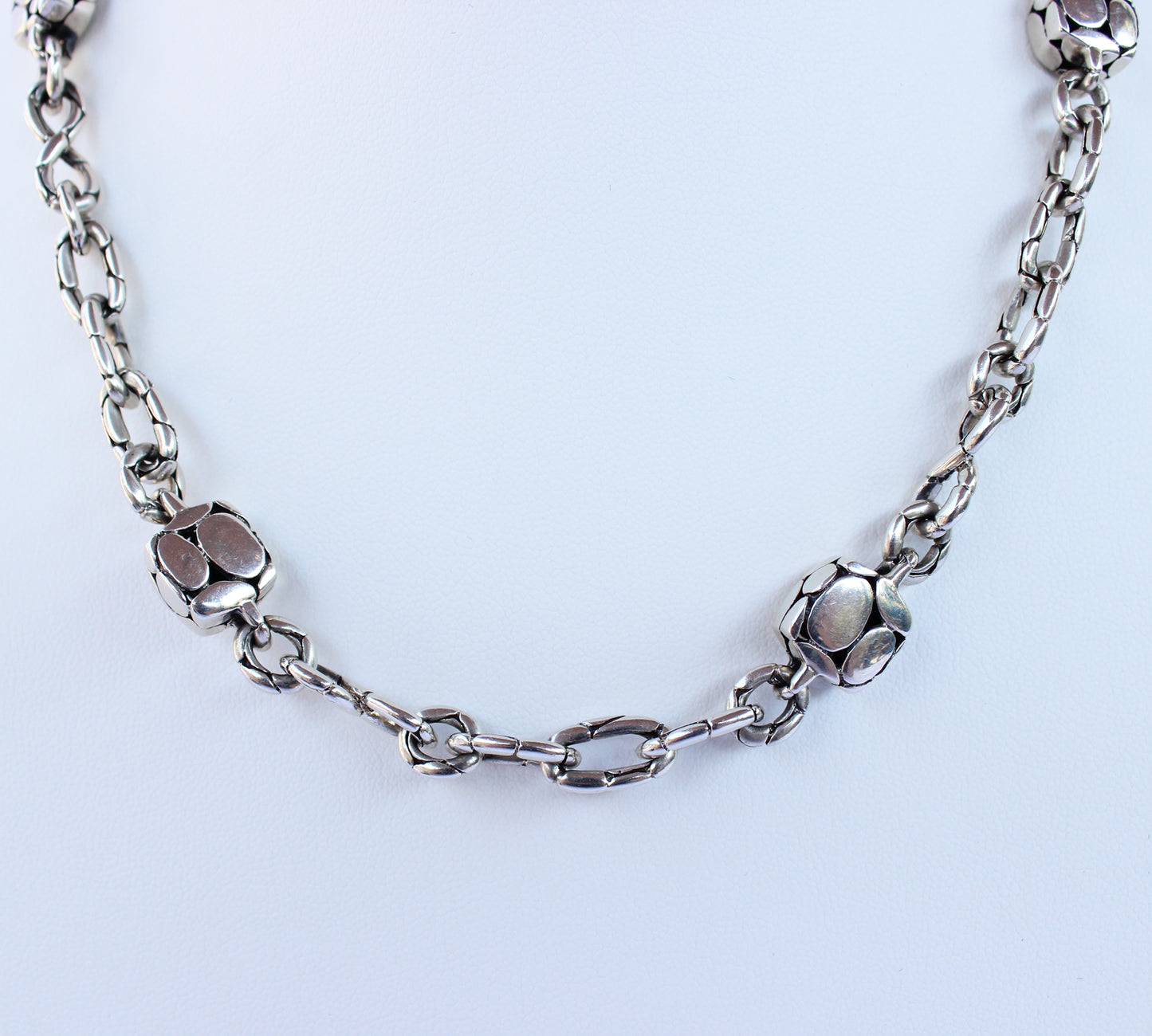 JOHN HARDY KALI SQUARE STATION NECKLACE - leefluxury.com