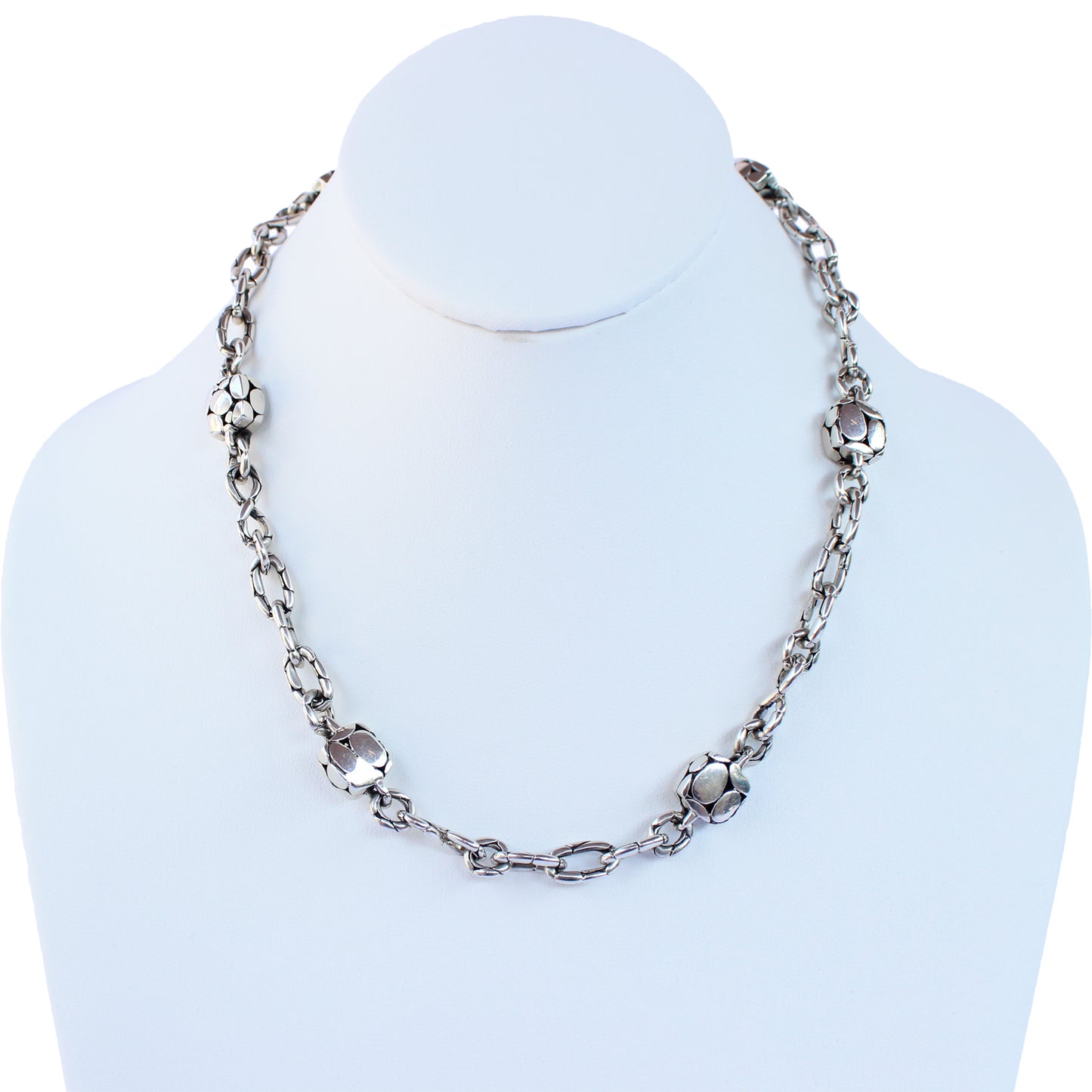JOHN HARDY KALI SQUARE STATION NECKLACE - leefluxury.com
