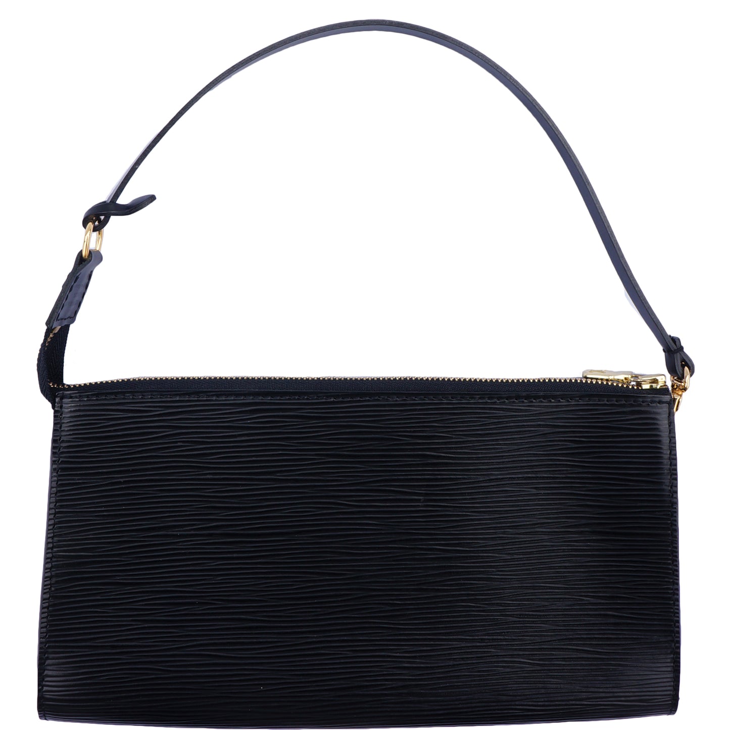 LOUIS VUITTON EPI POCHETTE BLACK CLUTCH BAG - leefluxury.com