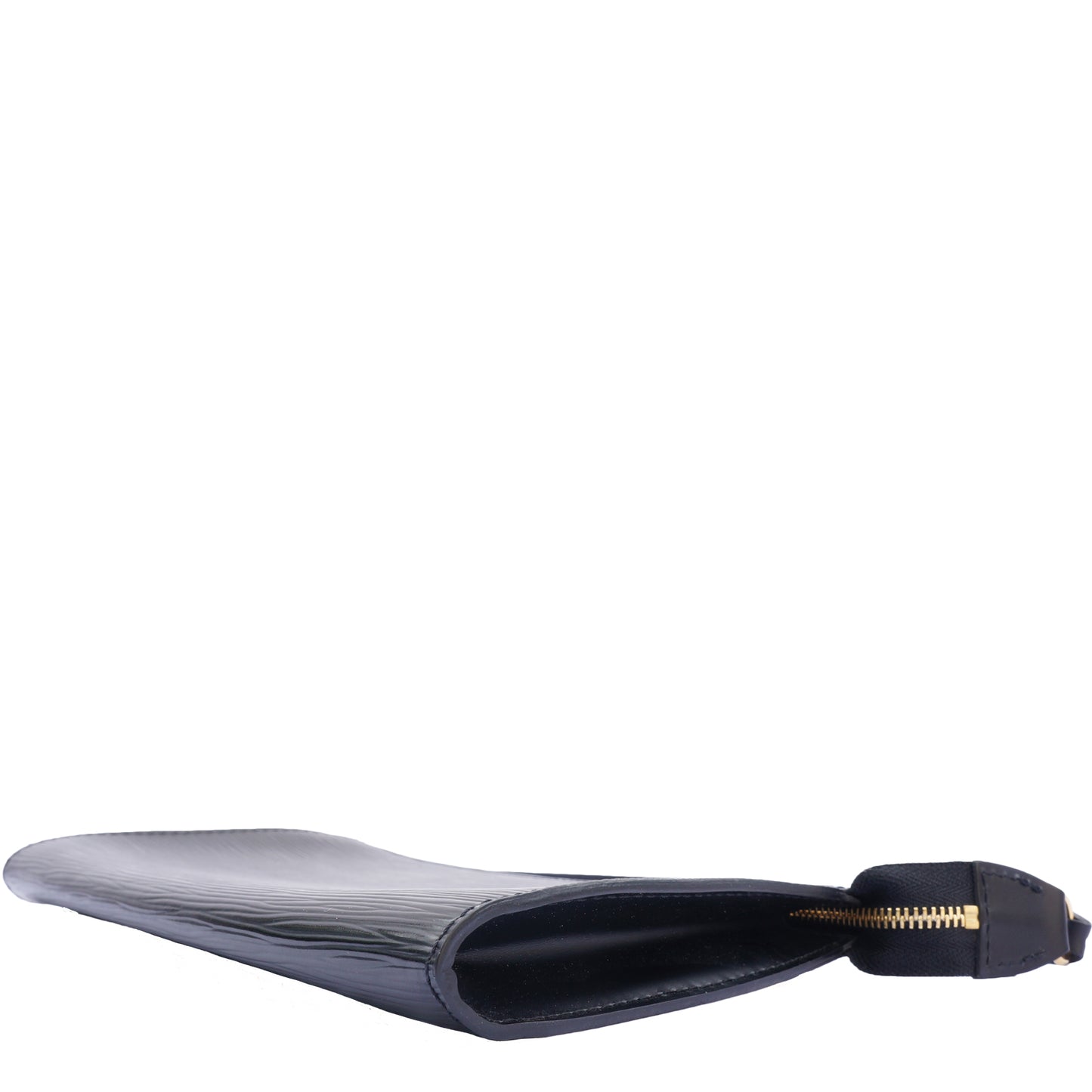 LOUIS VUITTON EPI POCHETTE BLACK CLUTCH BAG - leefluxury.com