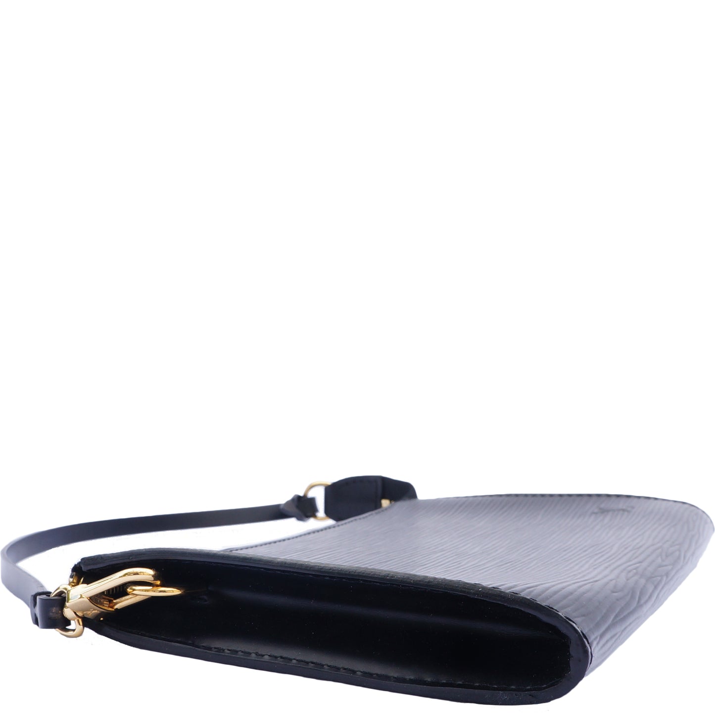LOUIS VUITTON EPI POCHETTE BLACK CLUTCH BAG - leefluxury.com