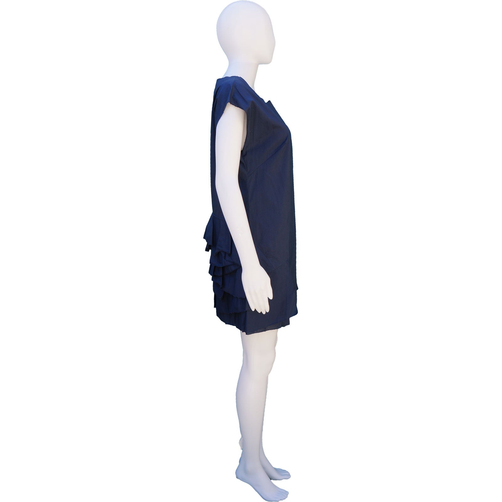 3.1 PHILLIP LIM SLEEVLESS DRESS WITH RUFFLE ACCENT - leefluxury.com