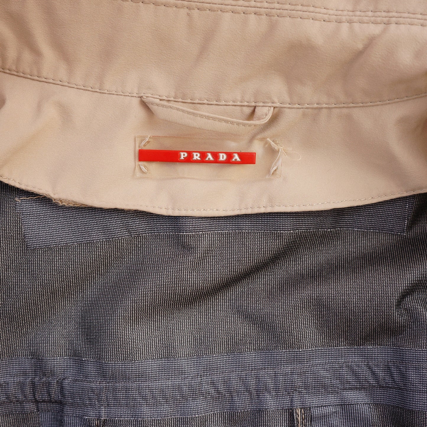 PRADA SPORT TAN RAINCOAT - leefluxury.com