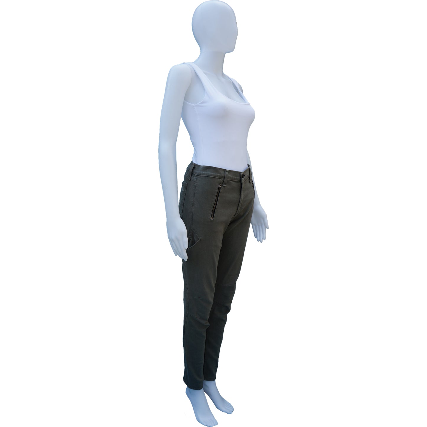 RAG & BONE KHAKI SKINNY CARGO PANTS - leefluxury.com