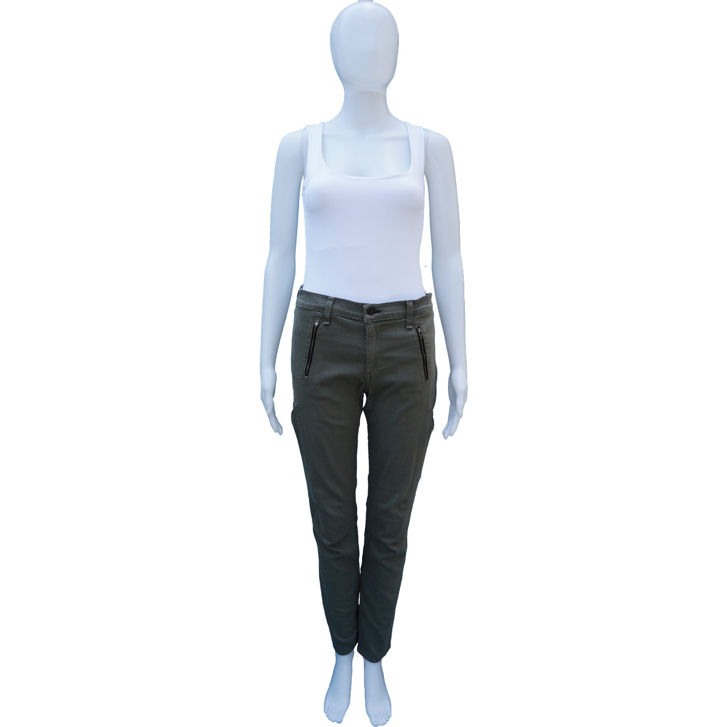 RAG & BONE KHAKI SKINNY CARGO PANTS - leefluxury.com