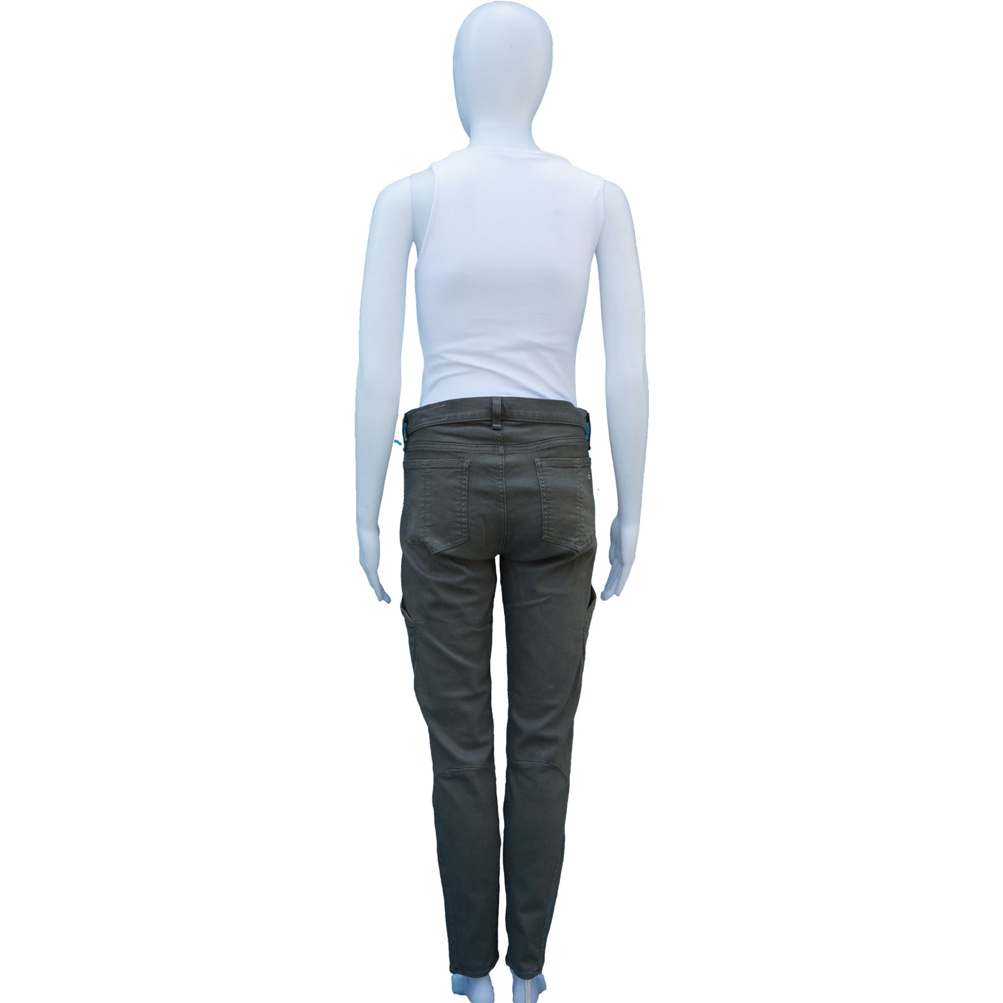 RAG & BONE KHAKI SKINNY CARGO PANTS - leefluxury.com
