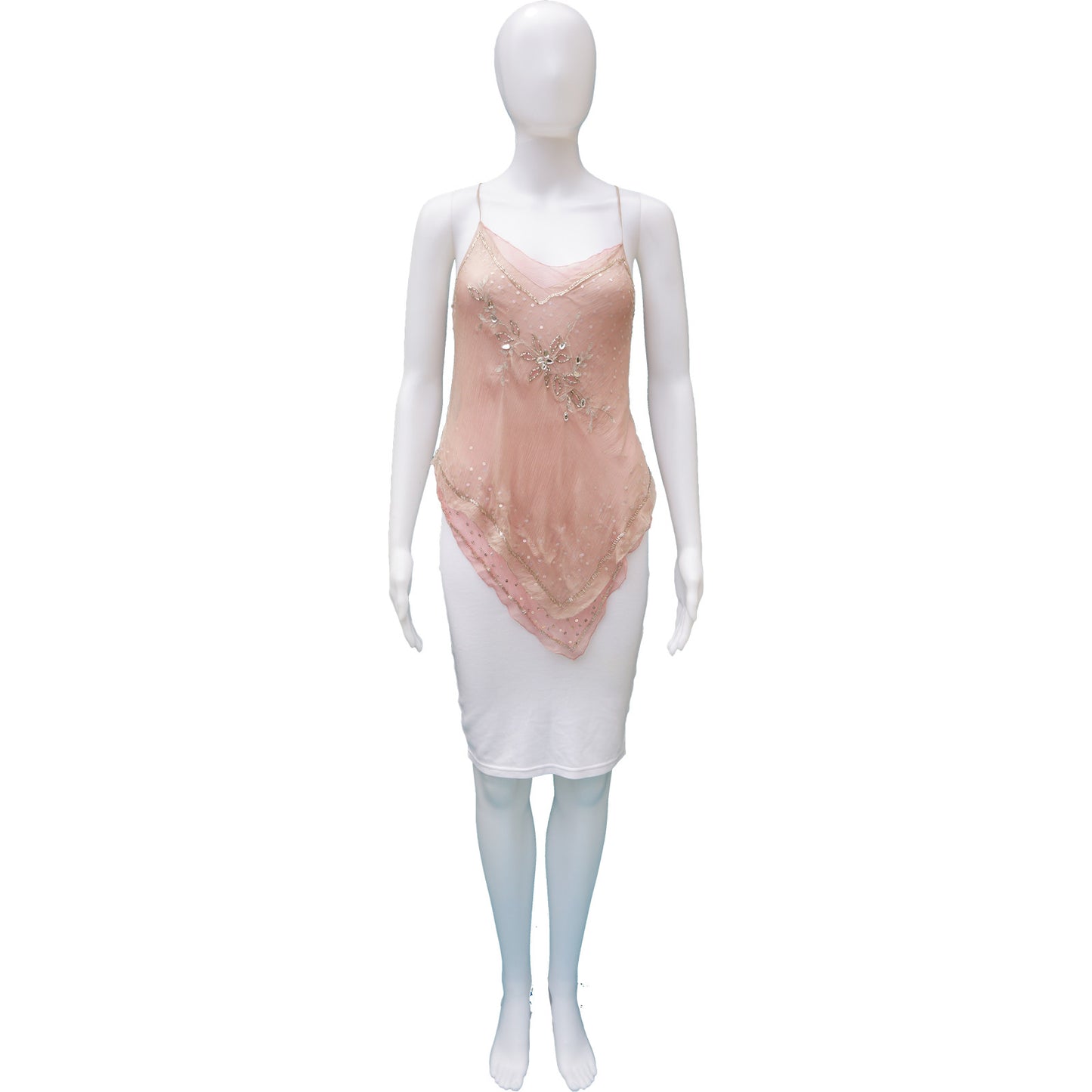 ROBERT RODRIGUEZ SEQUIN EMBELLISHED CAMISOLE TOP - leefluxury.com