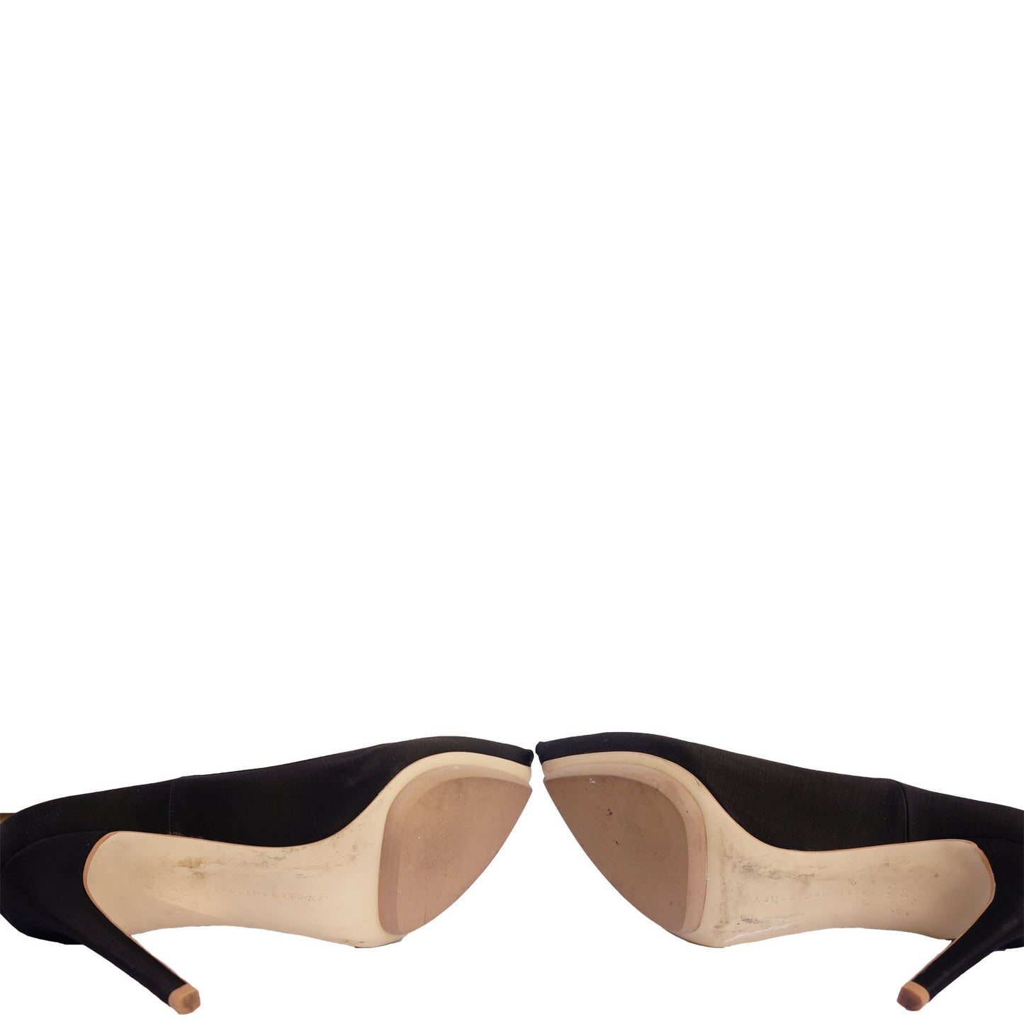 STELLA MCCARTNEY SATIN POINTED-TOE PUMPS - leefluxury.com