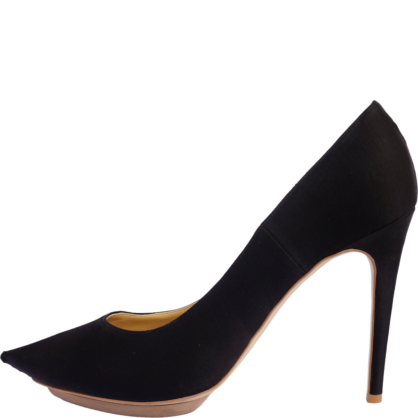 STELLA MCCARTNEY SATIN POINTED-TOE PUMPS - leefluxury.com