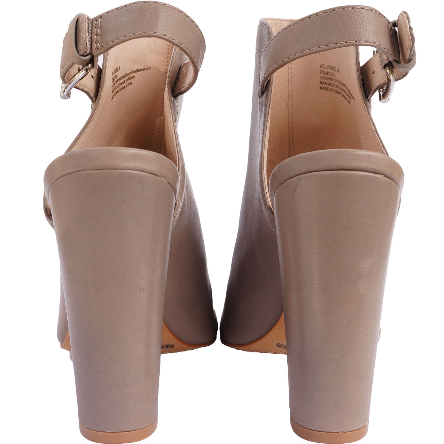 VINCE CAMUTO SLINGBACK PEEP-TOE BOOTS NEW WITH TAGS - leefluxury.com