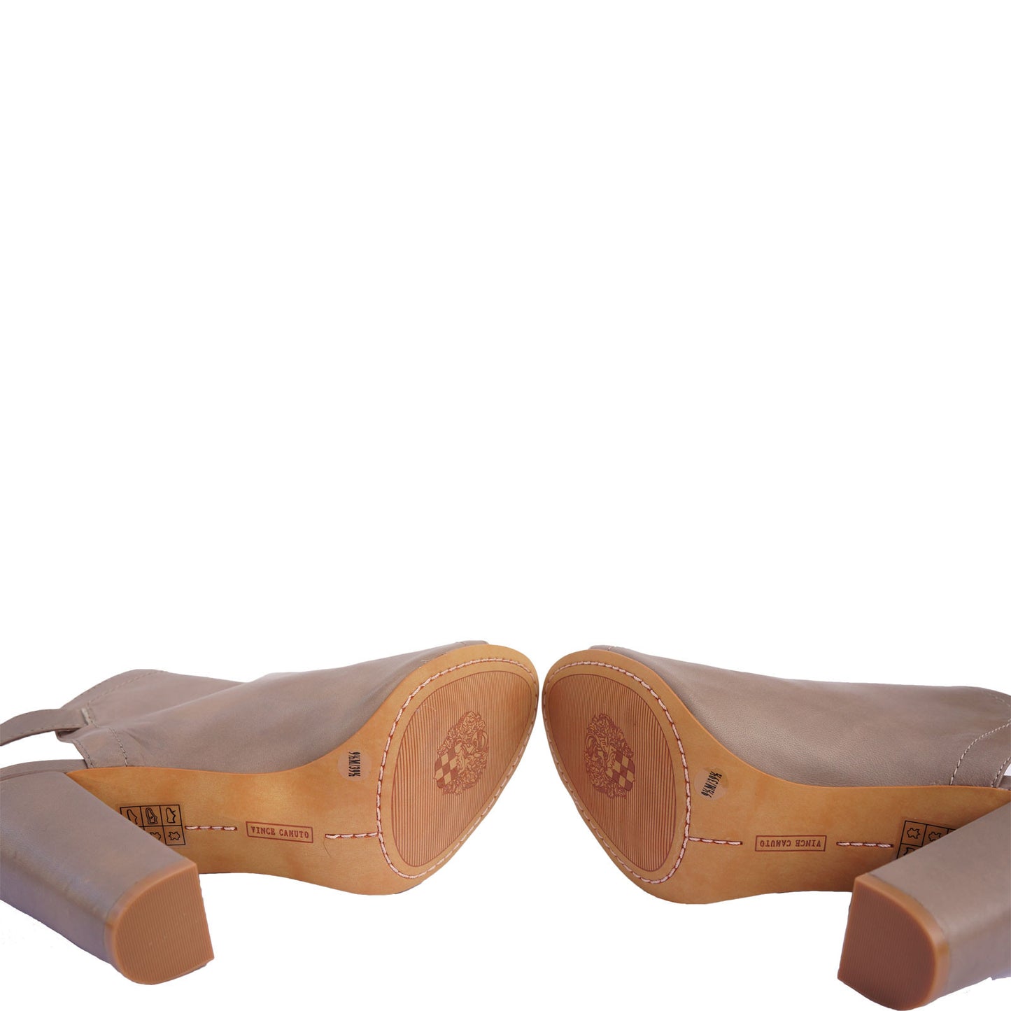 VINCE CAMUTO SLINGBACK PEEP-TOE BOOTS NEW WITH TAGS - leefluxury.com