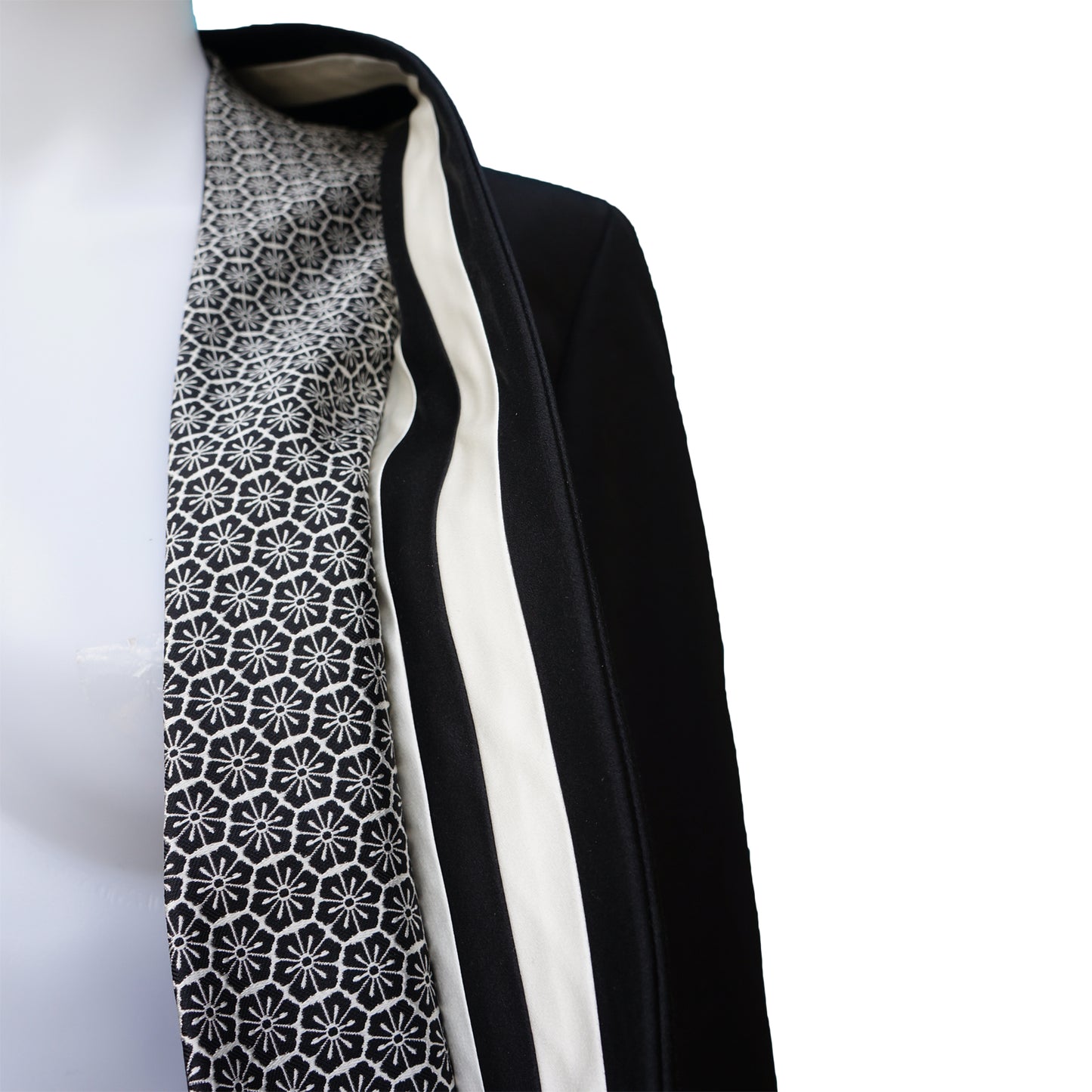 ALEXANDER MCQUEEN SILK TUXEDO SKIRT SUIT NEW WITH TAGS - leefluxury.com