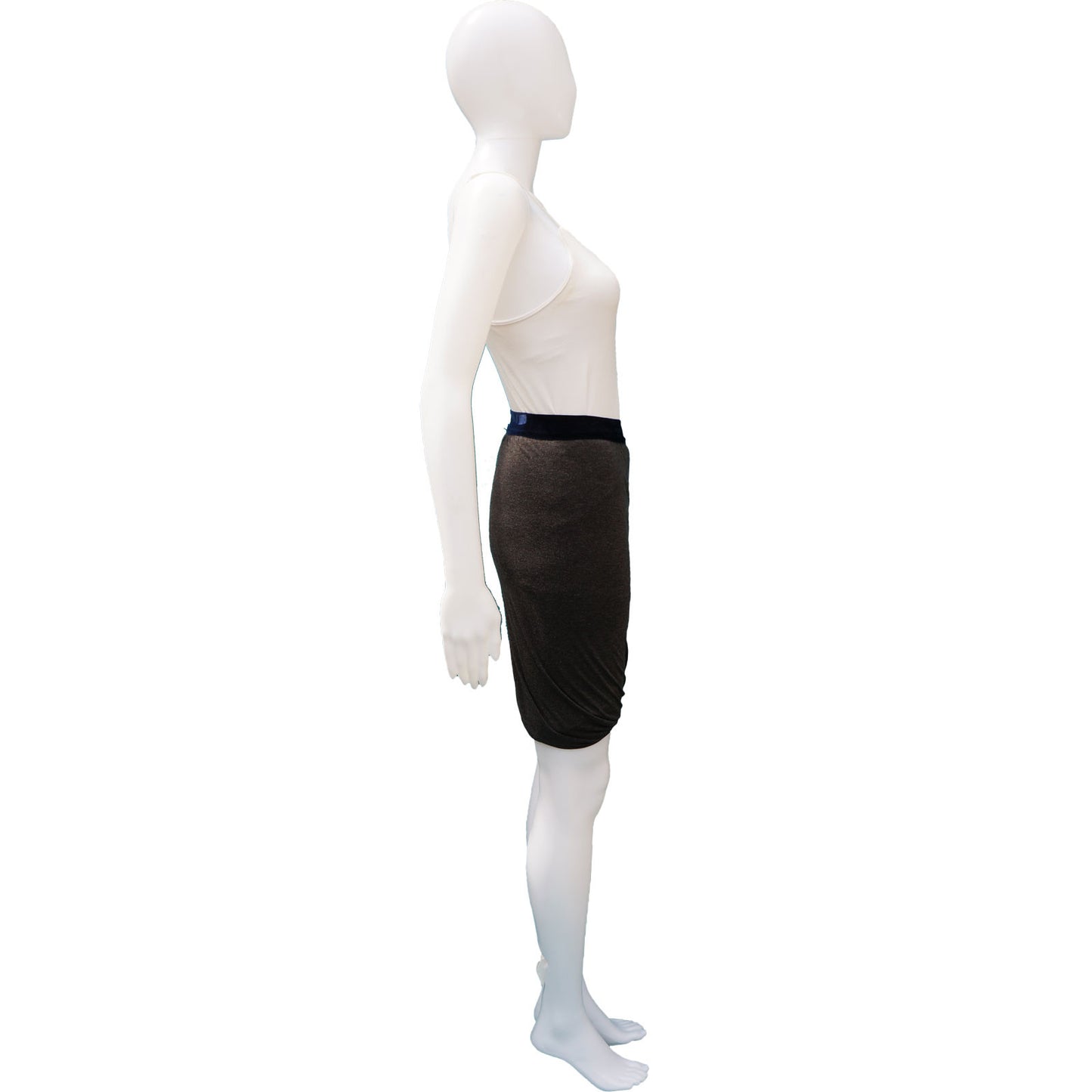 T BY ALEXANDER WANG BUBBLE HEM KNEE-LENGTH SKIRT - leefluxury.com