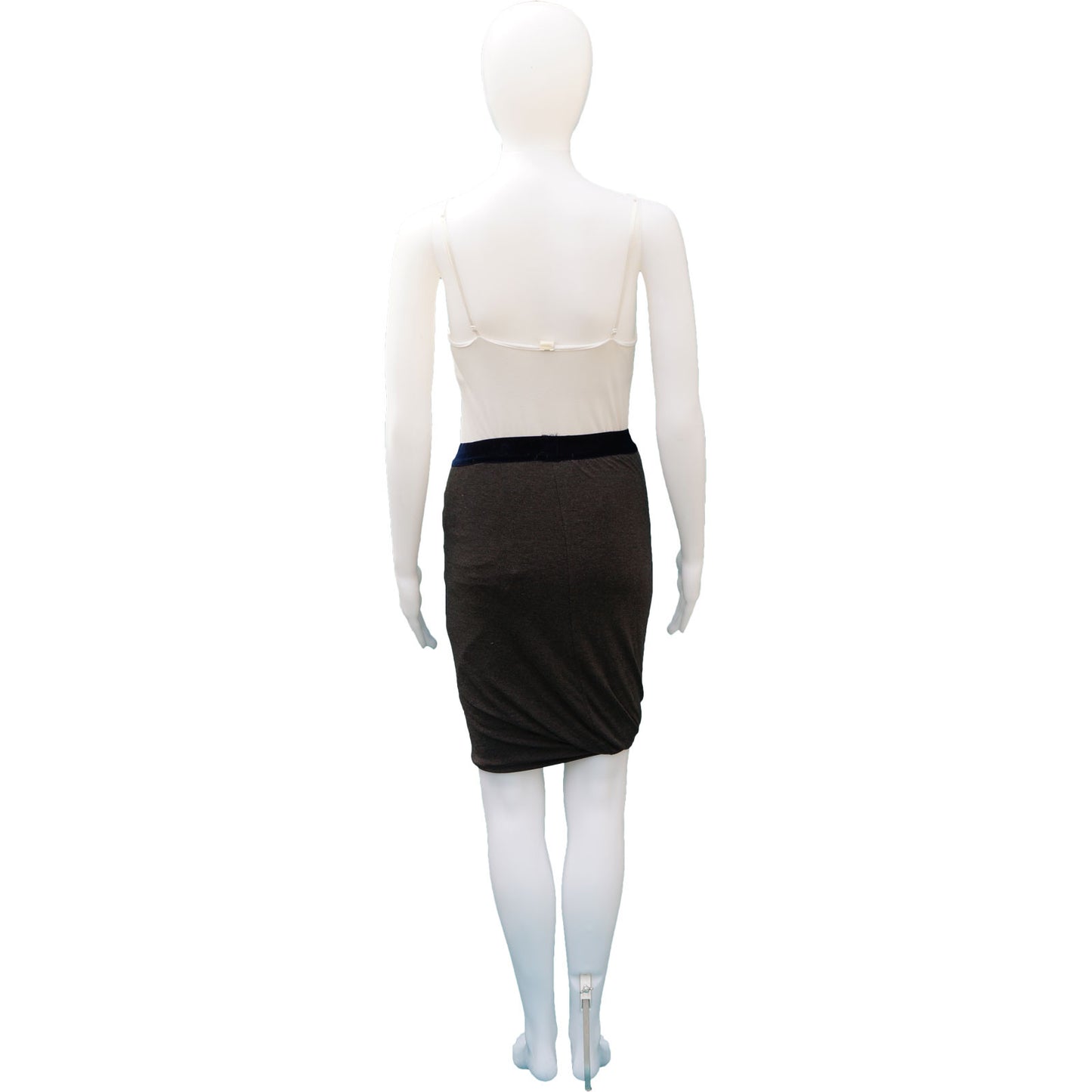 T BY ALEXANDER WANG BUBBLE HEM KNEE-LENGTH SKIRT - leefluxury.com
