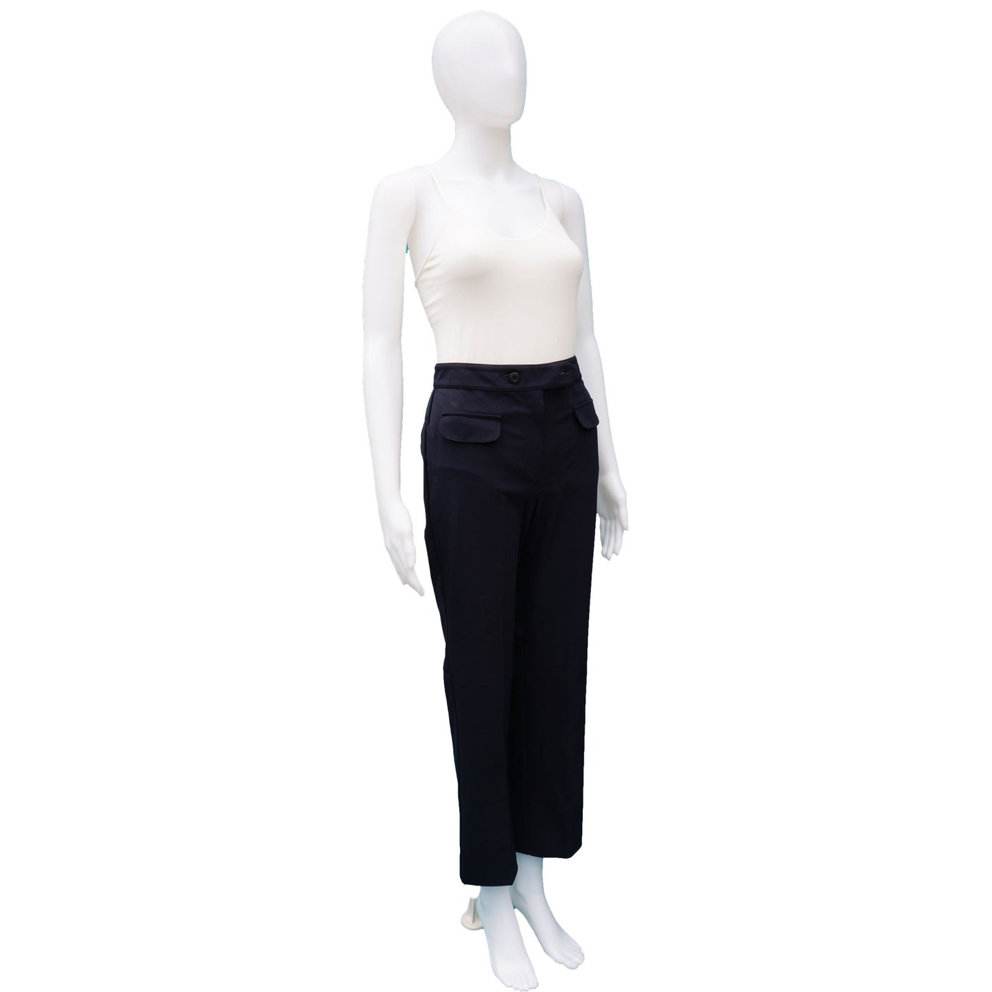 BLUMARINE TESSUTO STRAIGHT LEG PANT - leefluxury.com